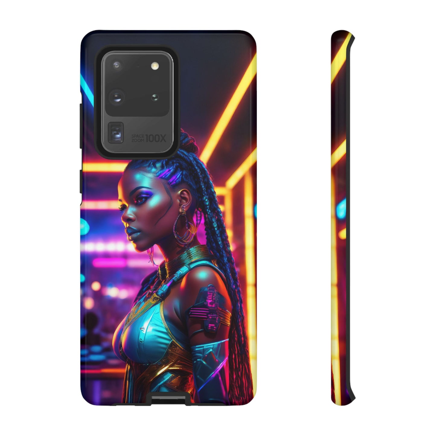 Futuristic Cyberpunk Female Cell Phone Case 006