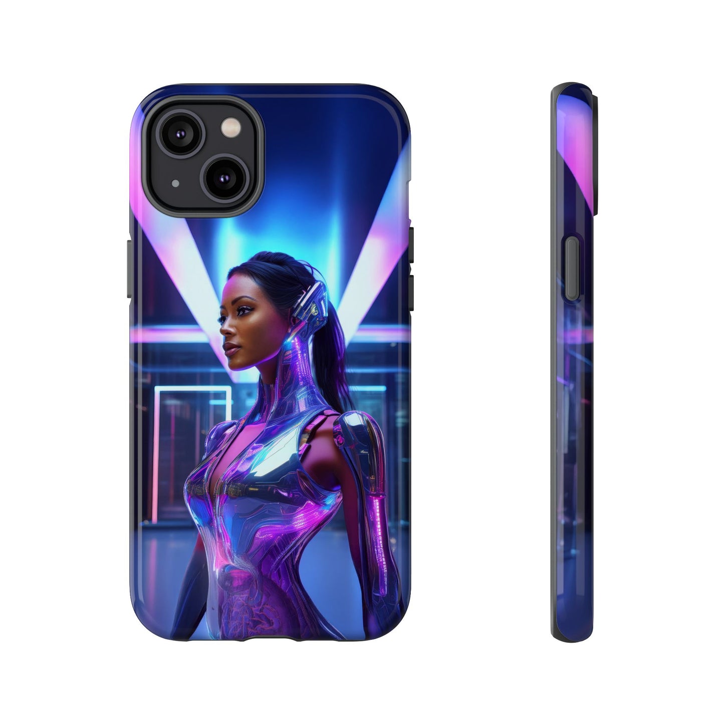 Futuristic Human Android Hybrid Cell Phone Case 017