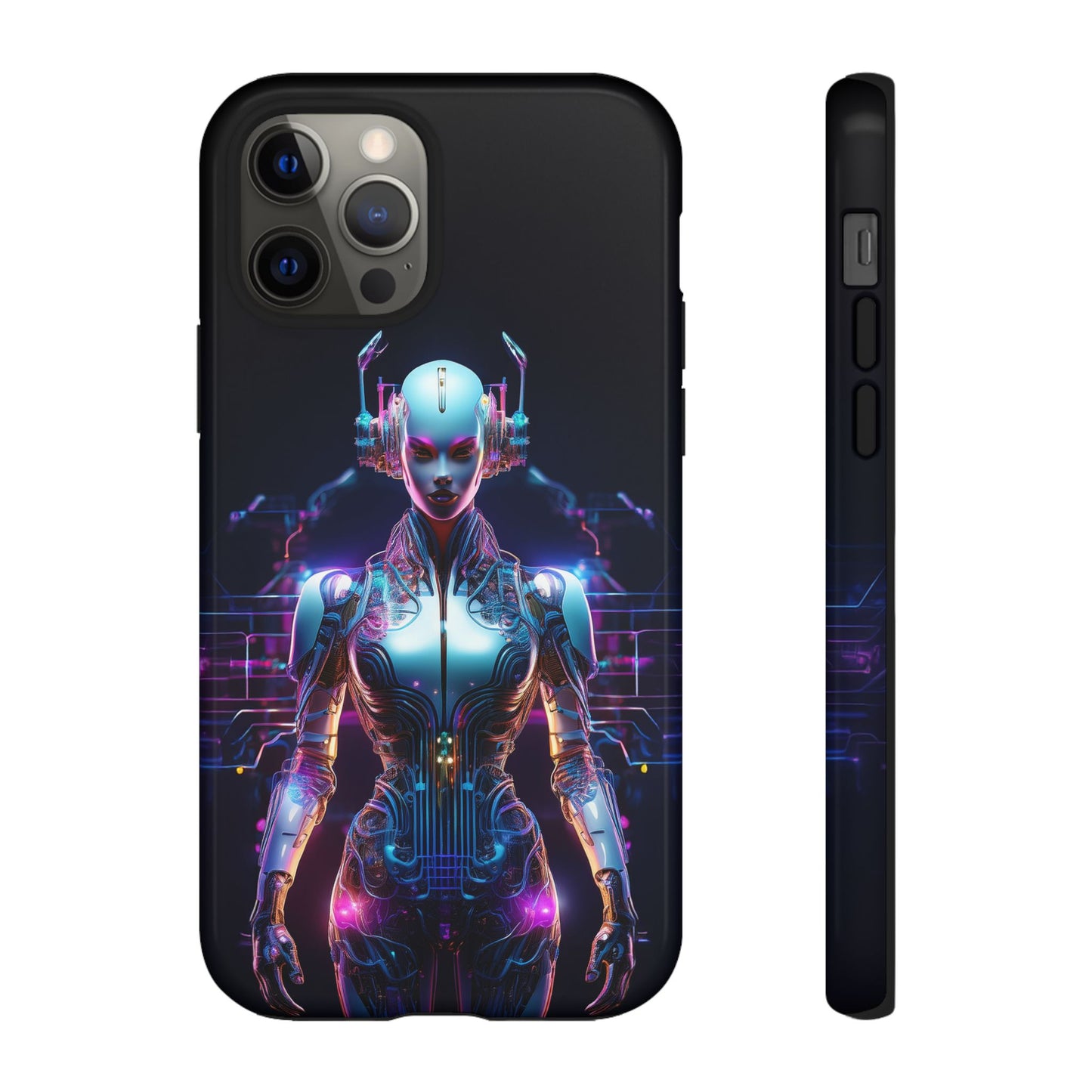 Futuristic Human Android Hybrid Cell Phone Case 001