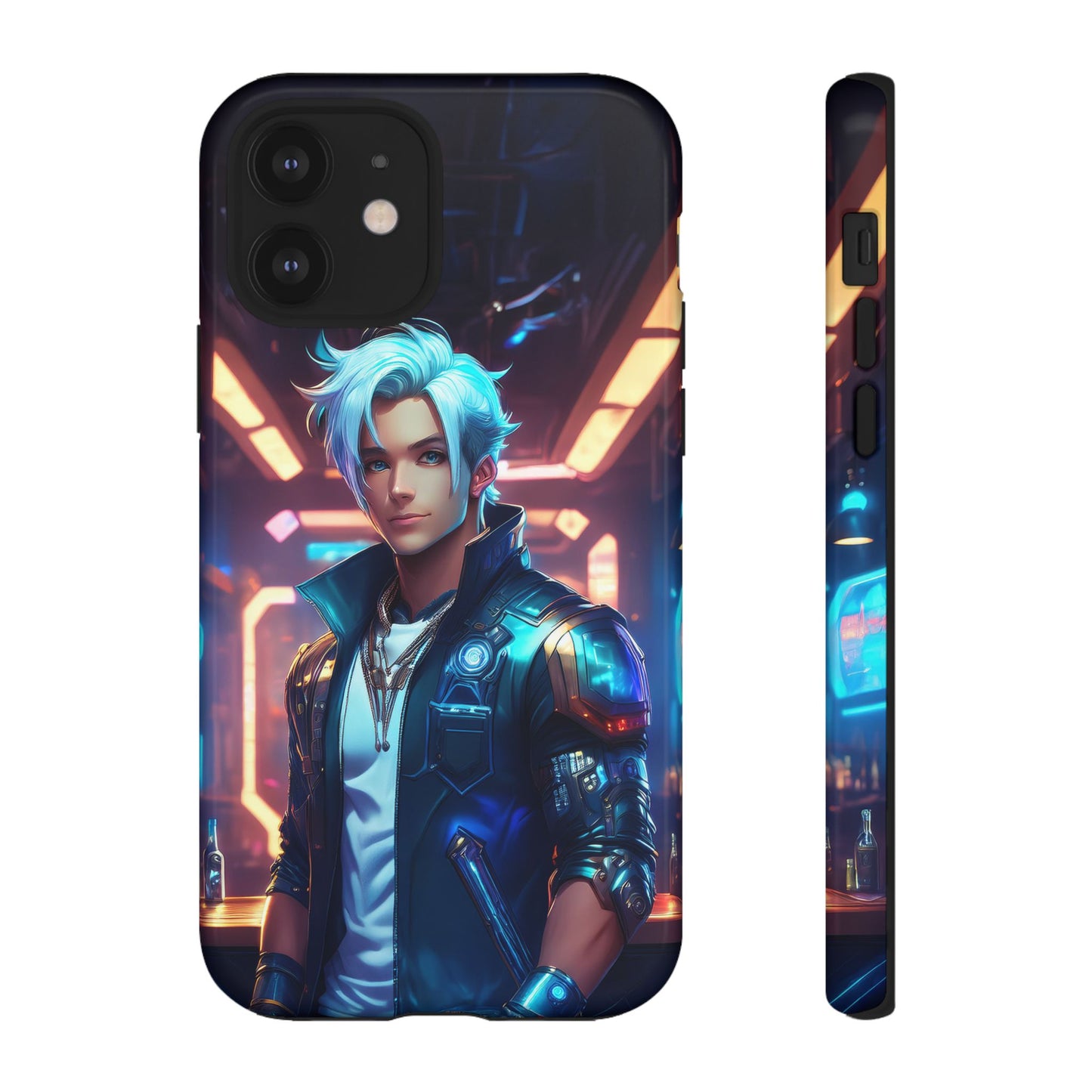 Futuristic Cyberpunk Male Cell Phone Case 009