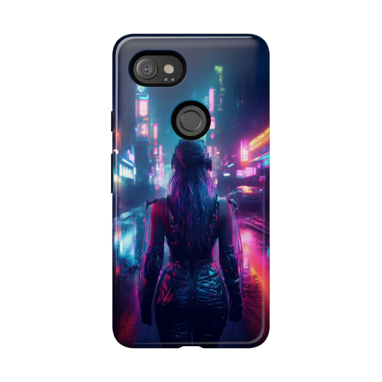 Futuristic Cyberpunk Female Cell Phone Case 032