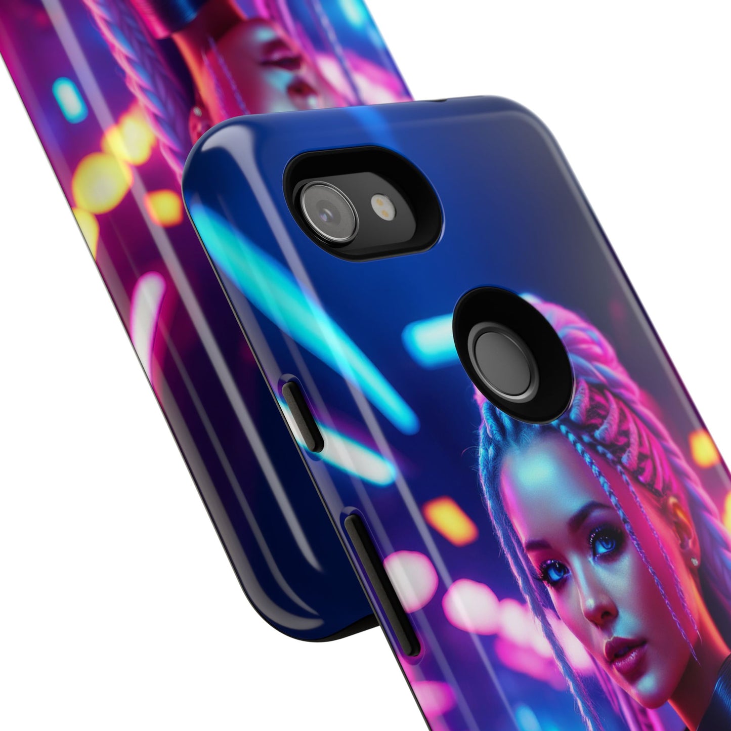 Futuristic Cyberpunk Female Cell Phone Case 007