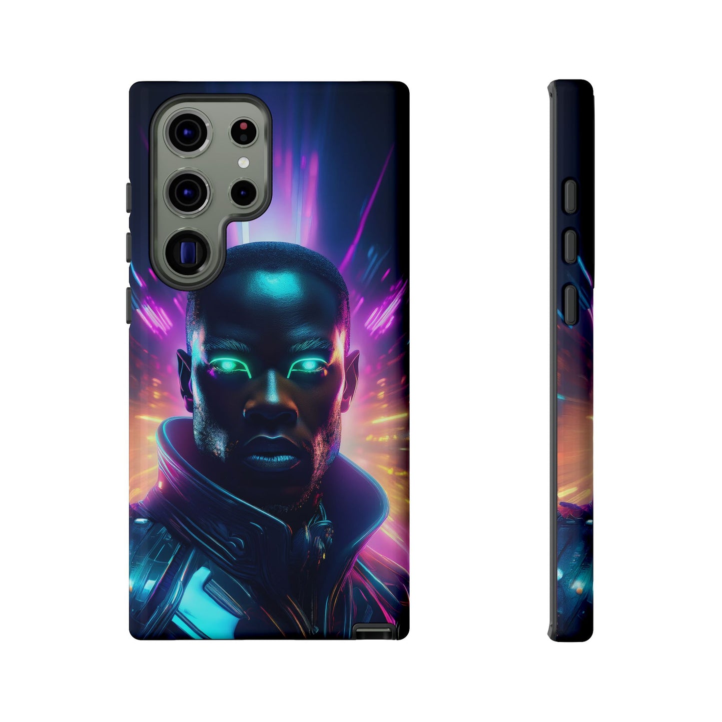 Futuristic Cyberpunk Male Cell Phone Case 022