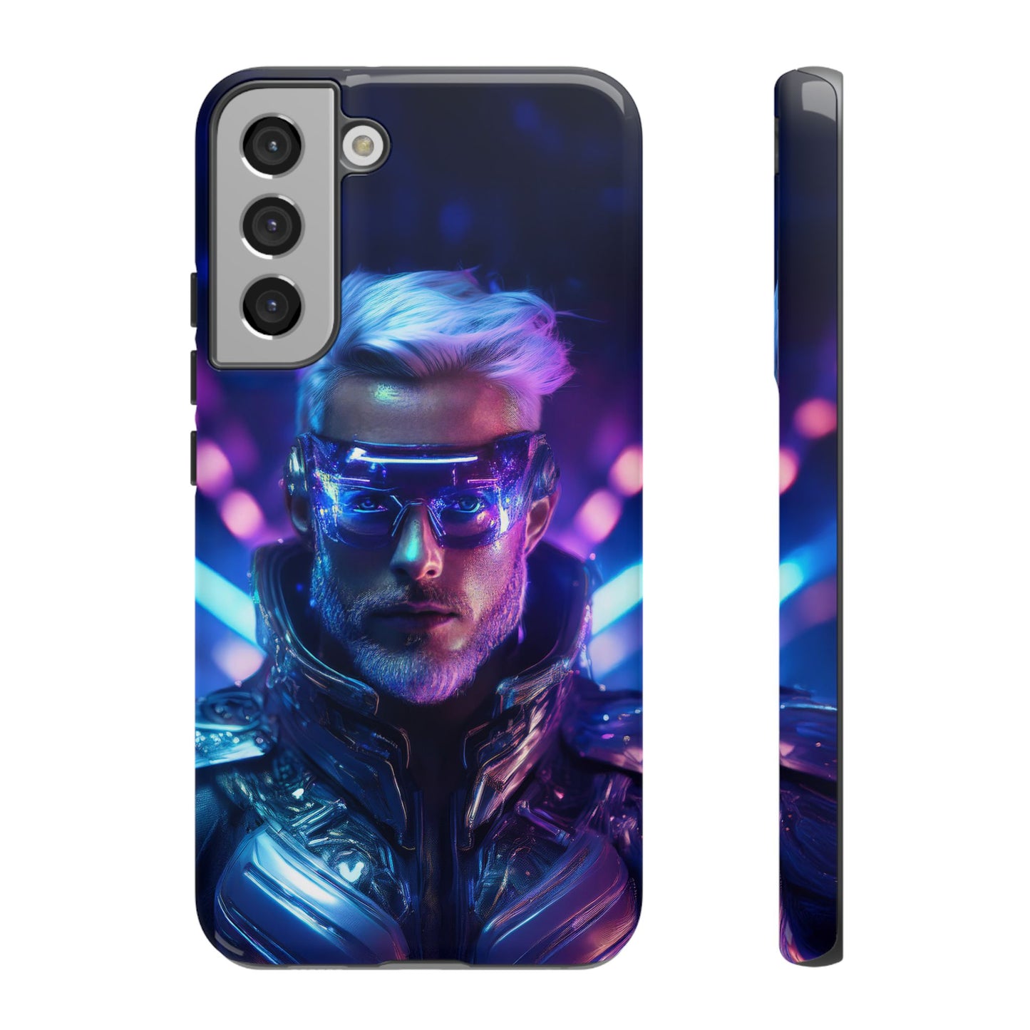 Futuristic Cyberpunk Male Cell Phone Case 020