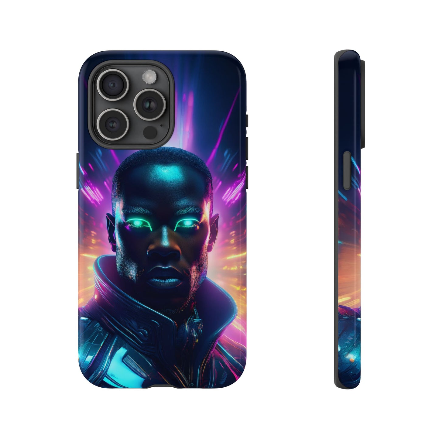 Futuristic Cyberpunk Male Cell Phone Case 022