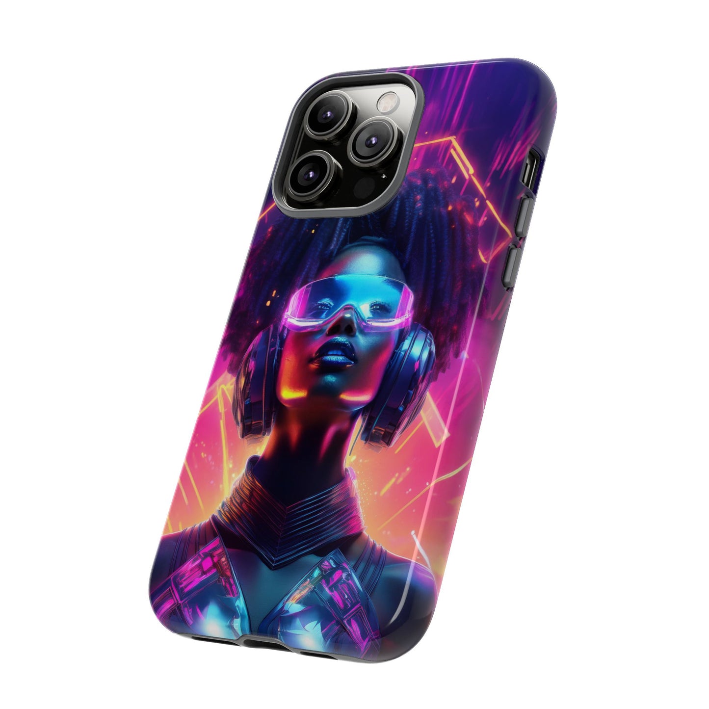 Futuristic Cyberpunk Female Cell Phone Case 030