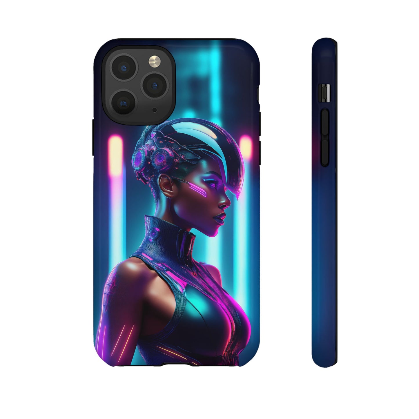 Futuristic Cyberpunk Female Cell Phone Case 021