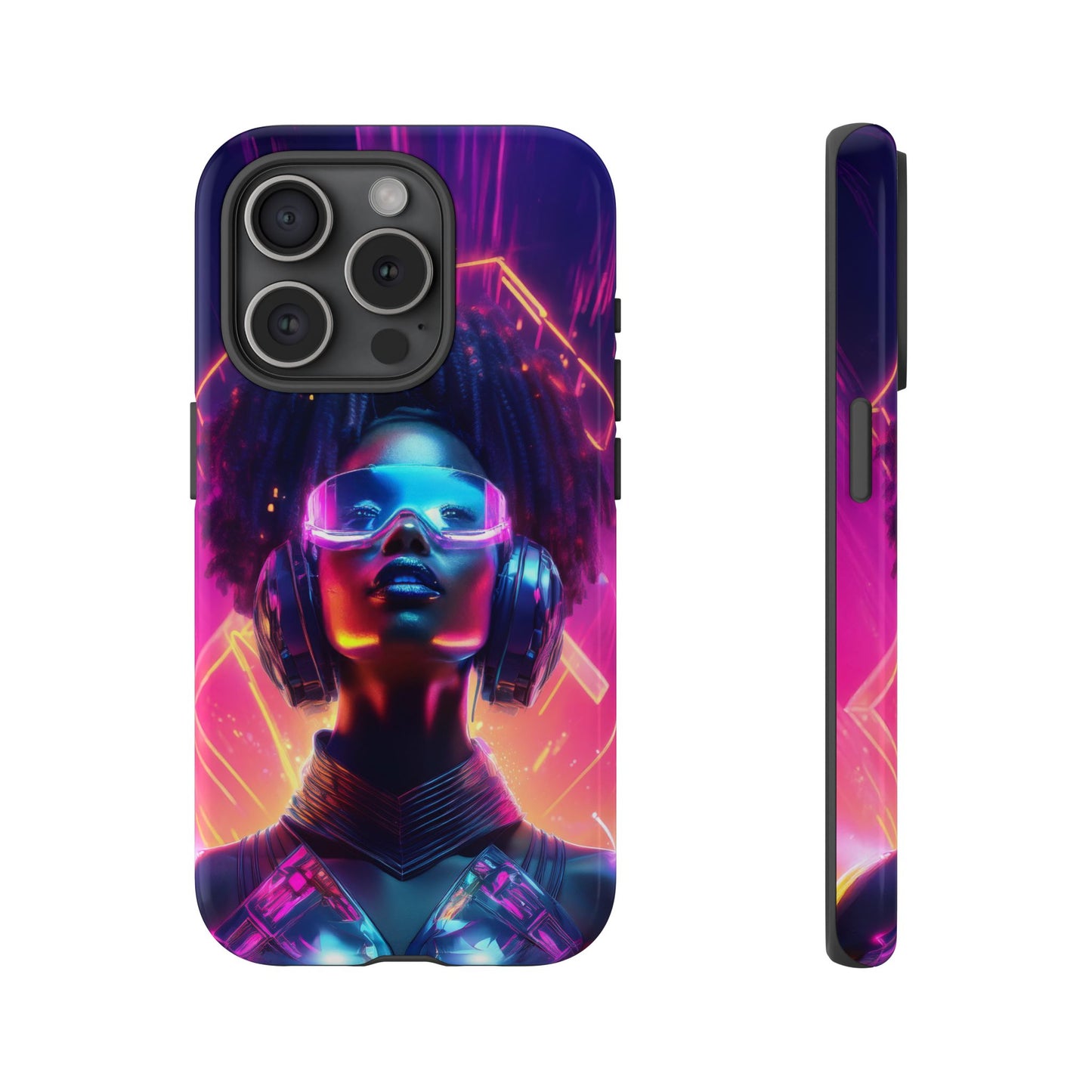 Futuristic Cyberpunk Female Cell Phone Case 030