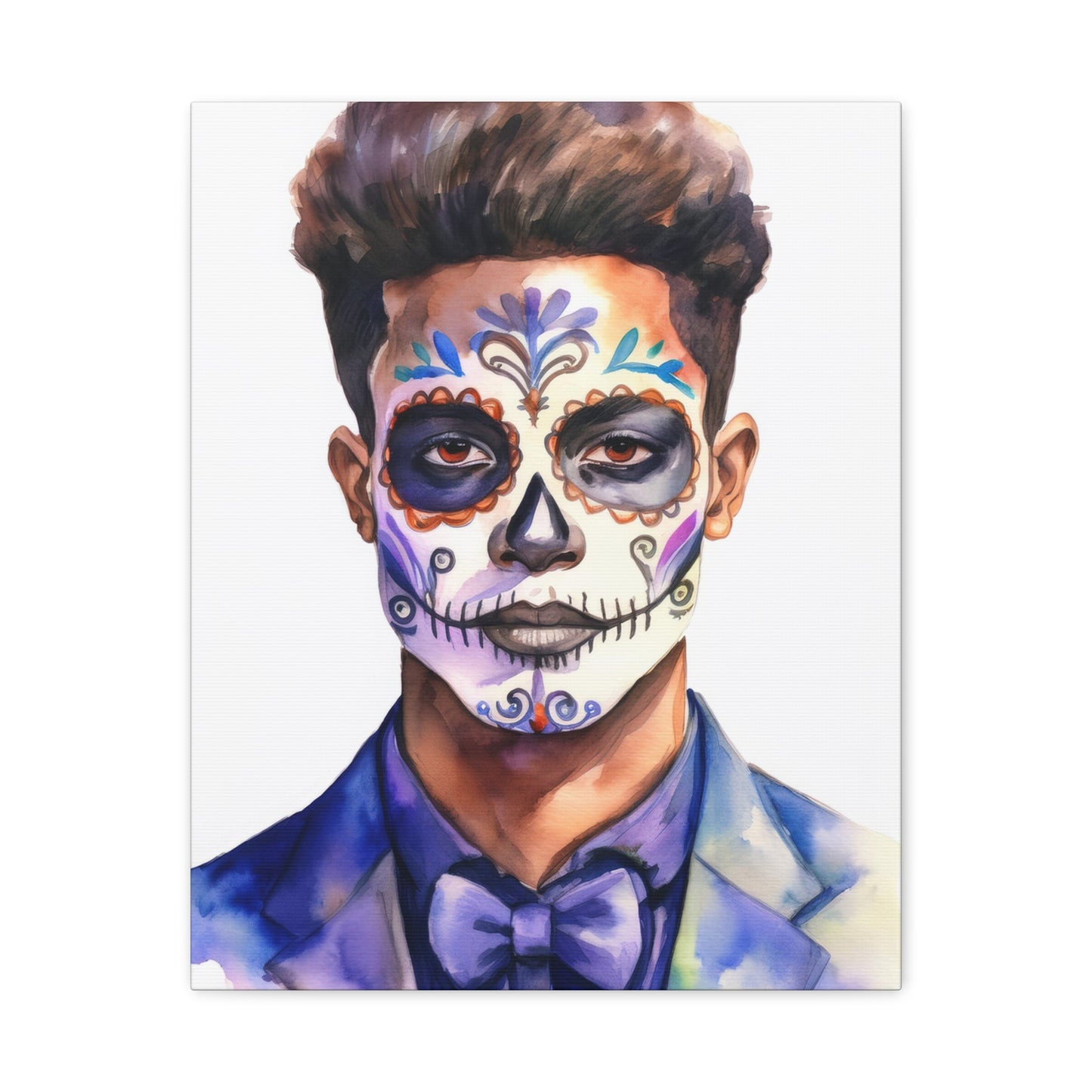 Dia de los Muertos Canvas Art | Day of the Dead - Stretched Matte Wall Decor 013