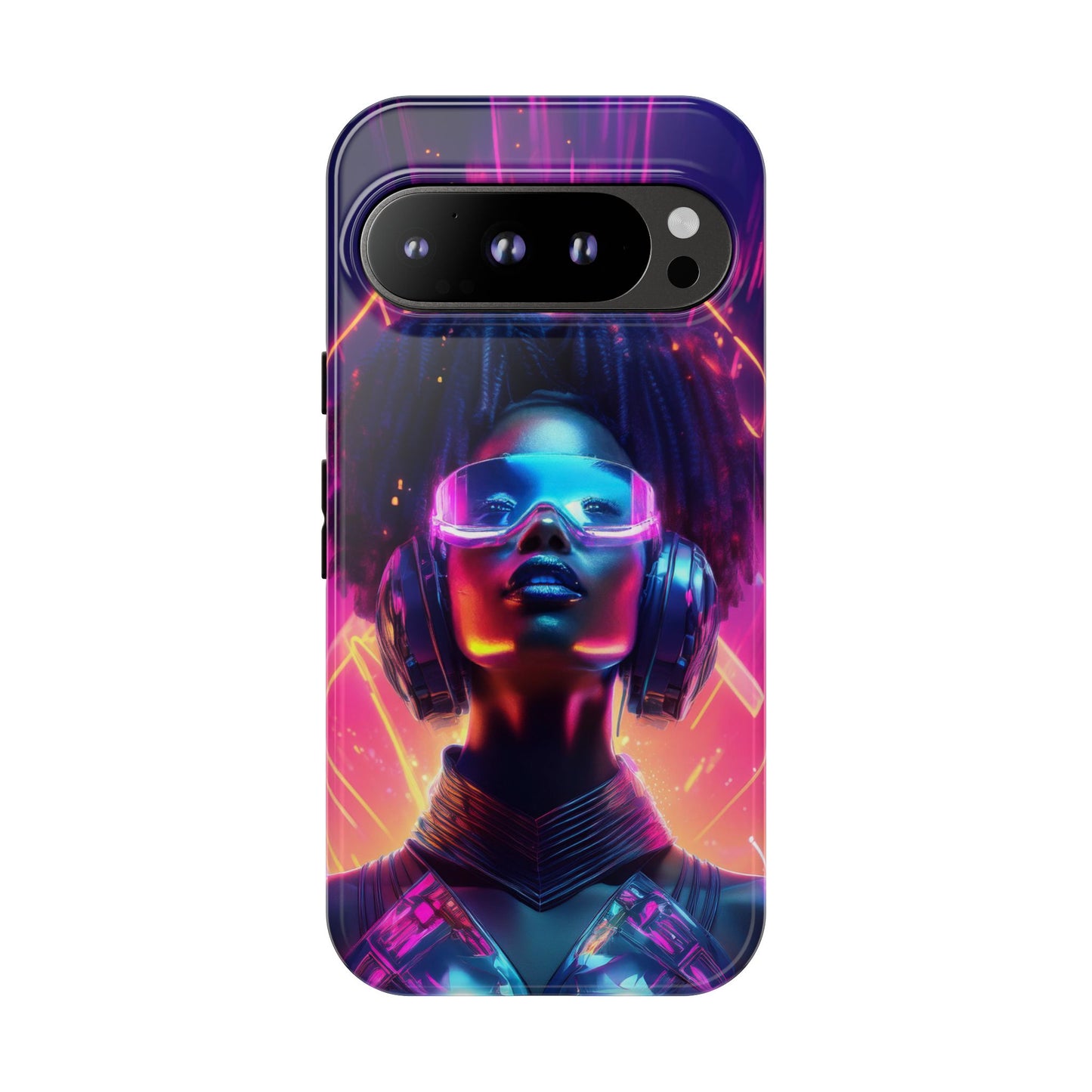 Futuristic Cyberpunk Female Cell Phone Case 030