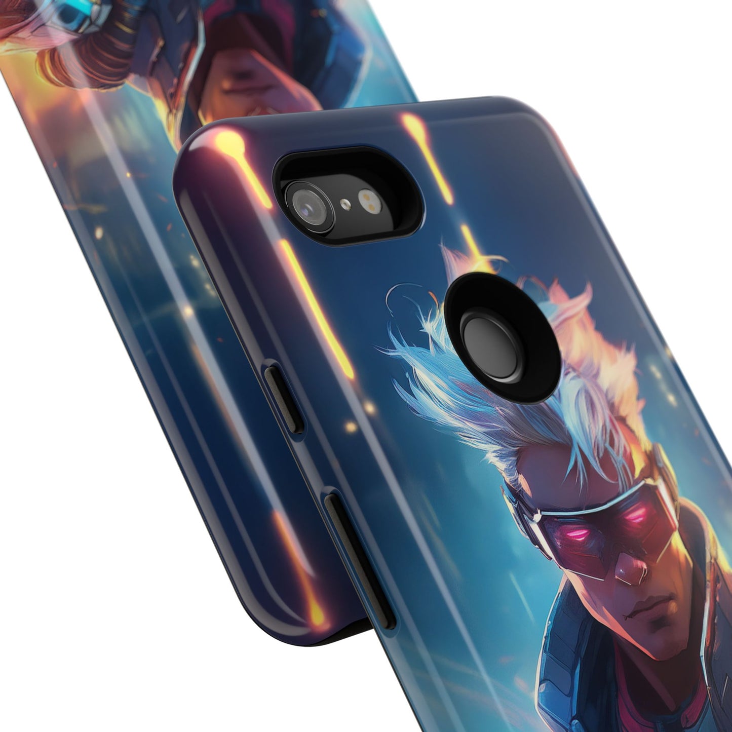 Futuristic Cyberpunk Male Cell Phone Case 018