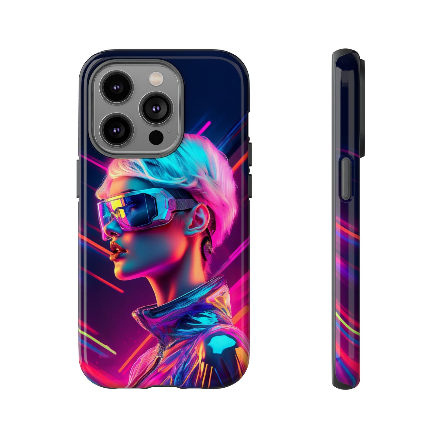 Futuristic Cyberpunk Female Cell Phone Case 031