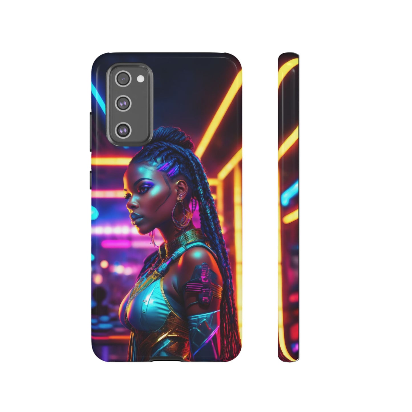 Futuristic Cyberpunk Female Cell Phone Case 006