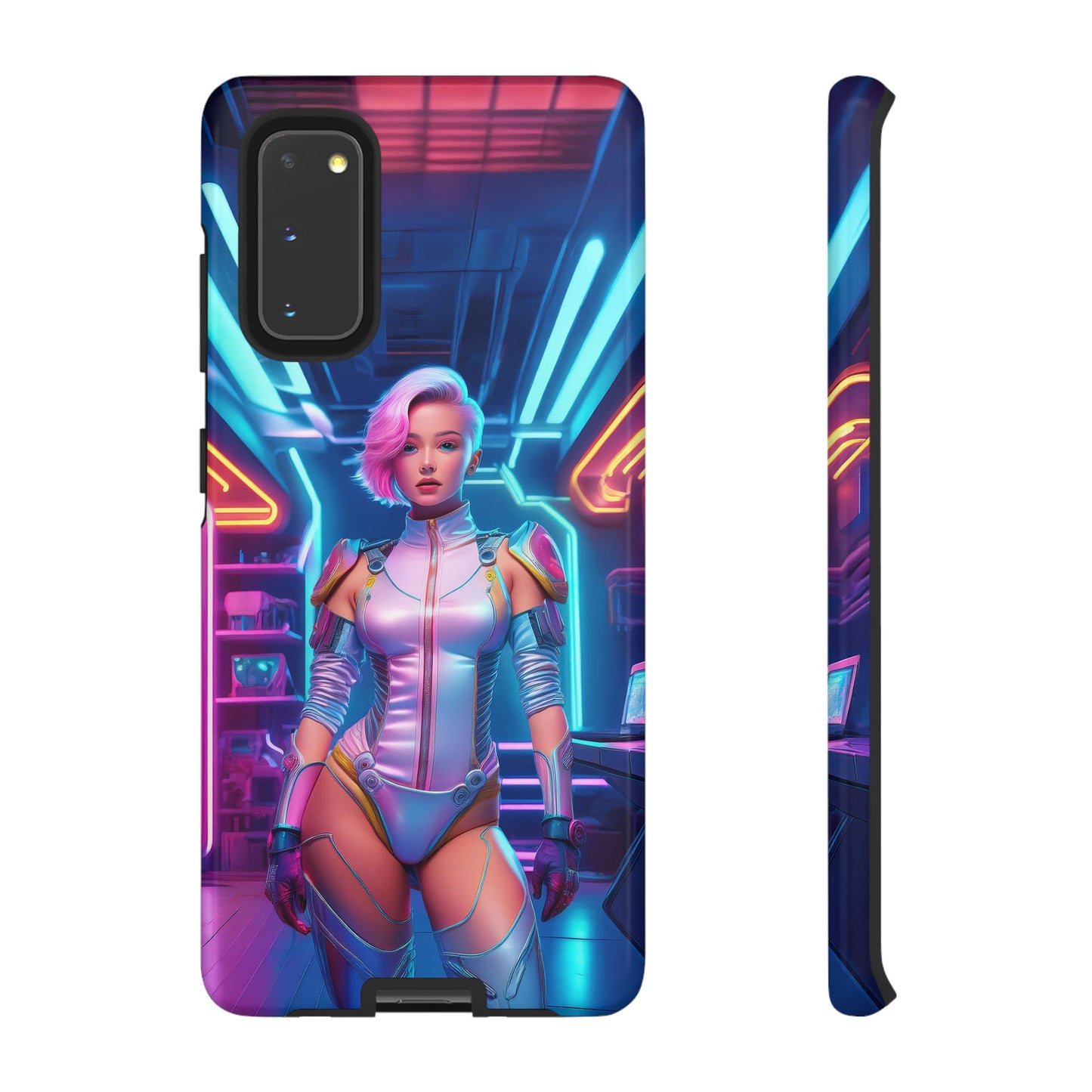 Futuristic Cyberpunk Female Cell Phone Case 002