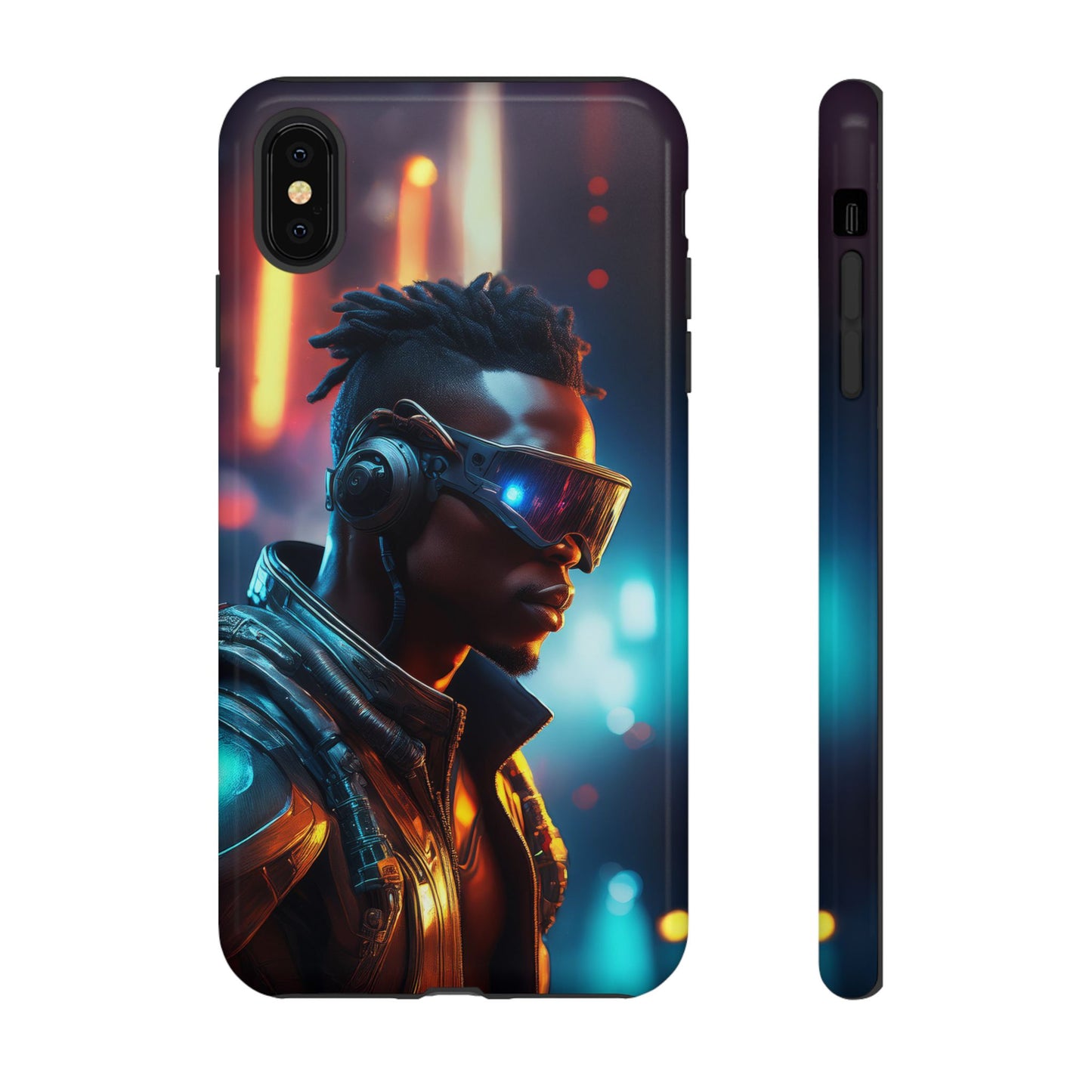 Futuristic Cyberpunk Male Cell Phone Case 016