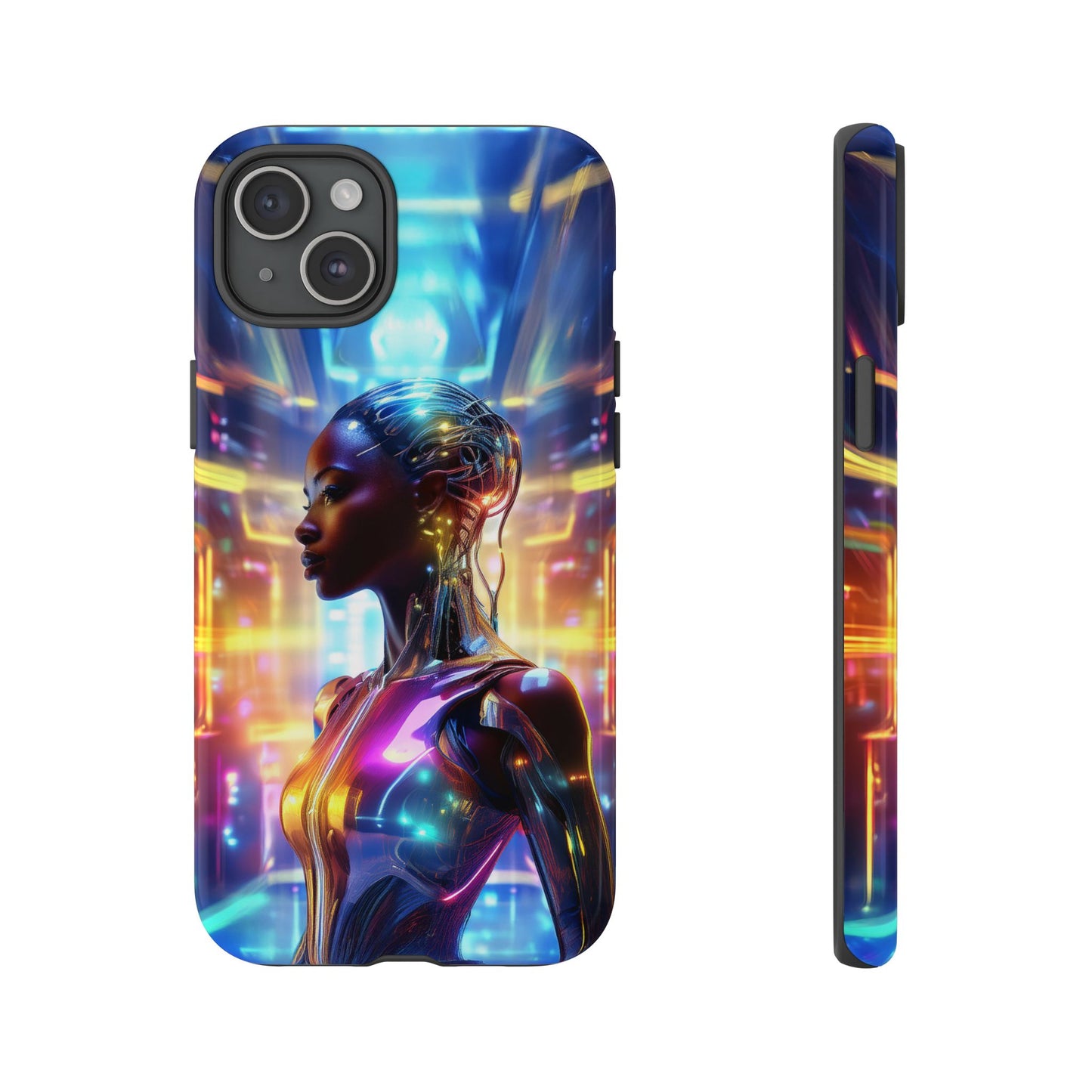 Futuristic Human Android Hybrid Cell Phone Case 011