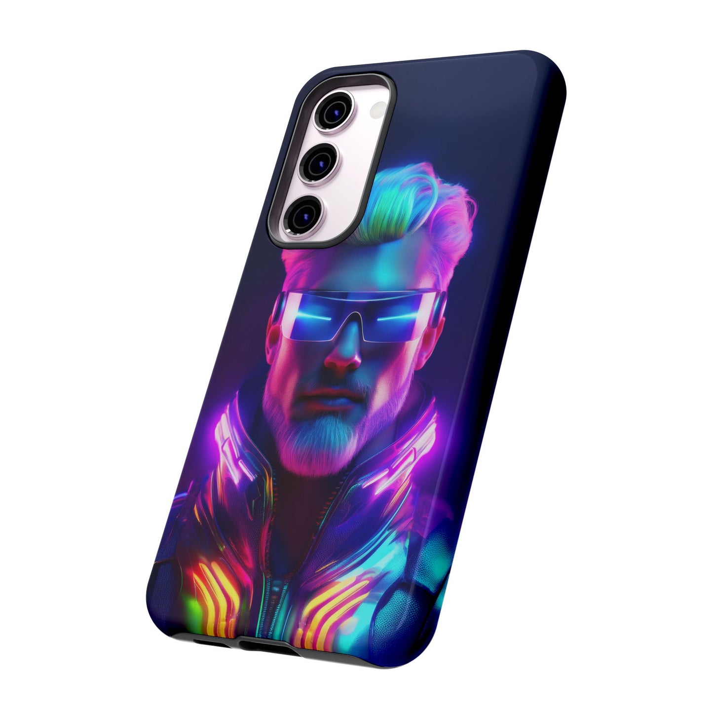 Futuristic Cyberpunk Male Cell Phone Case 026