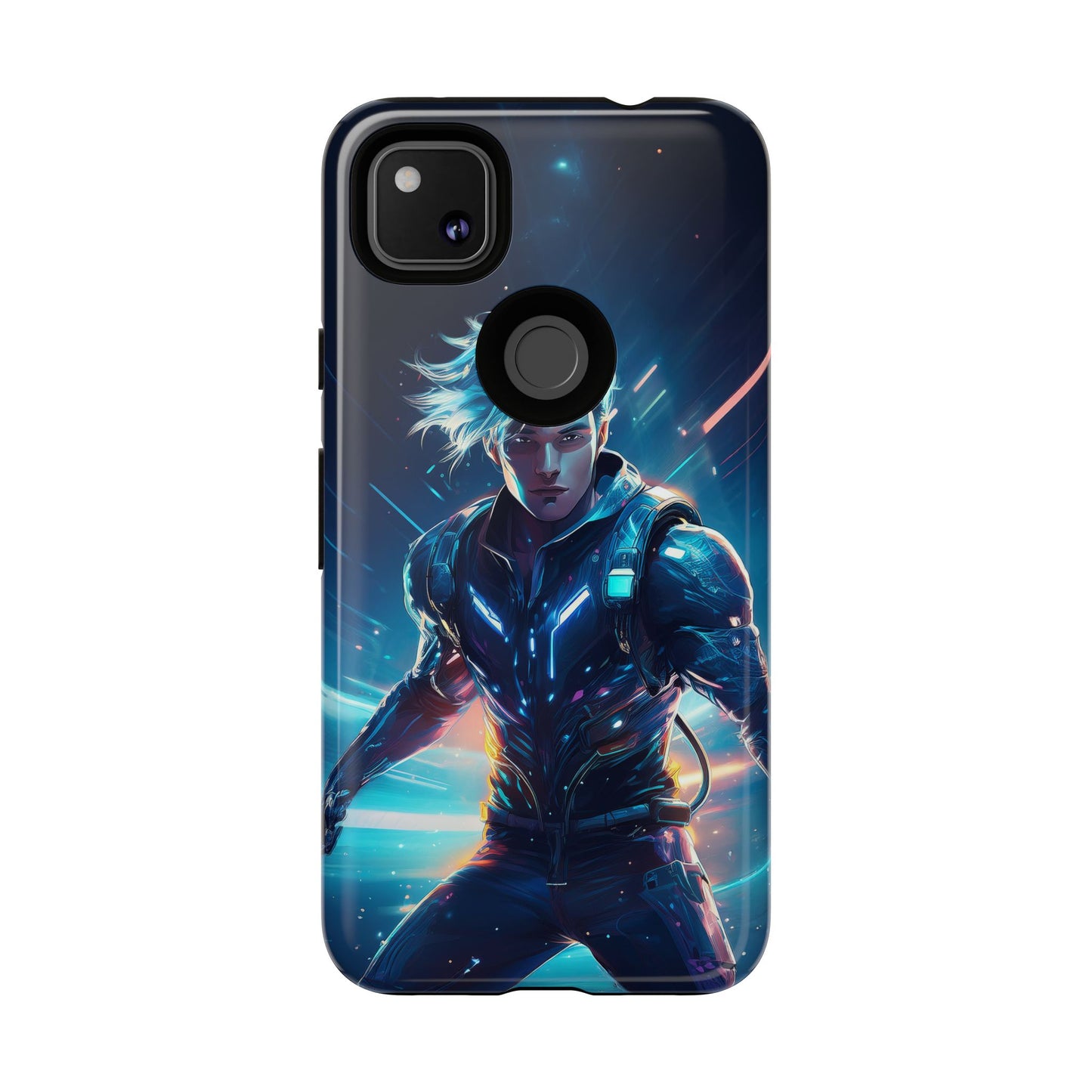 Futuristic Cyberpunk Male Cell Phone Case 024