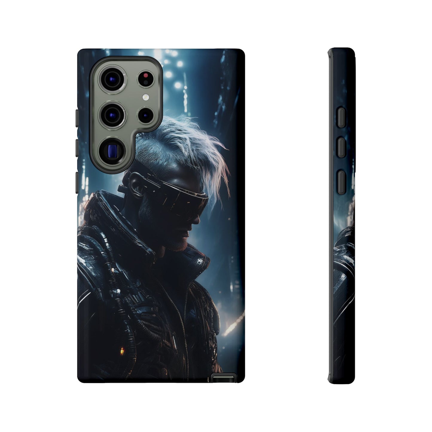 Futuristic Cyberpunk Male Cell Phone Case 025