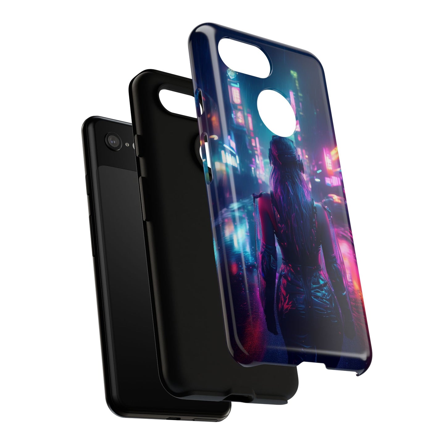 Futuristic Cyberpunk Female Cell Phone Case 032