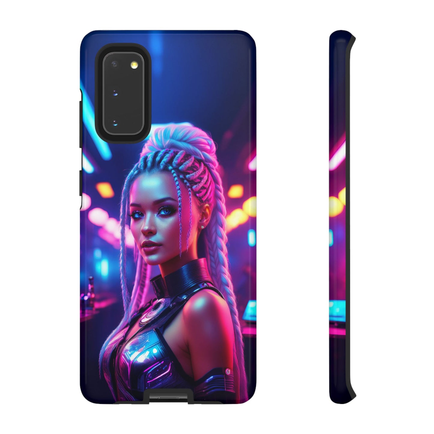 Futuristic Cyberpunk Female Cell Phone Case 007