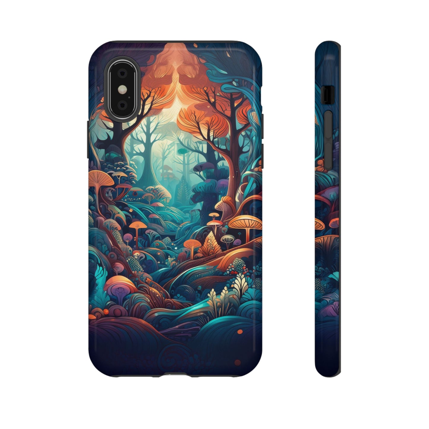 Mystical Forest, Paper Art Style Tough Cases