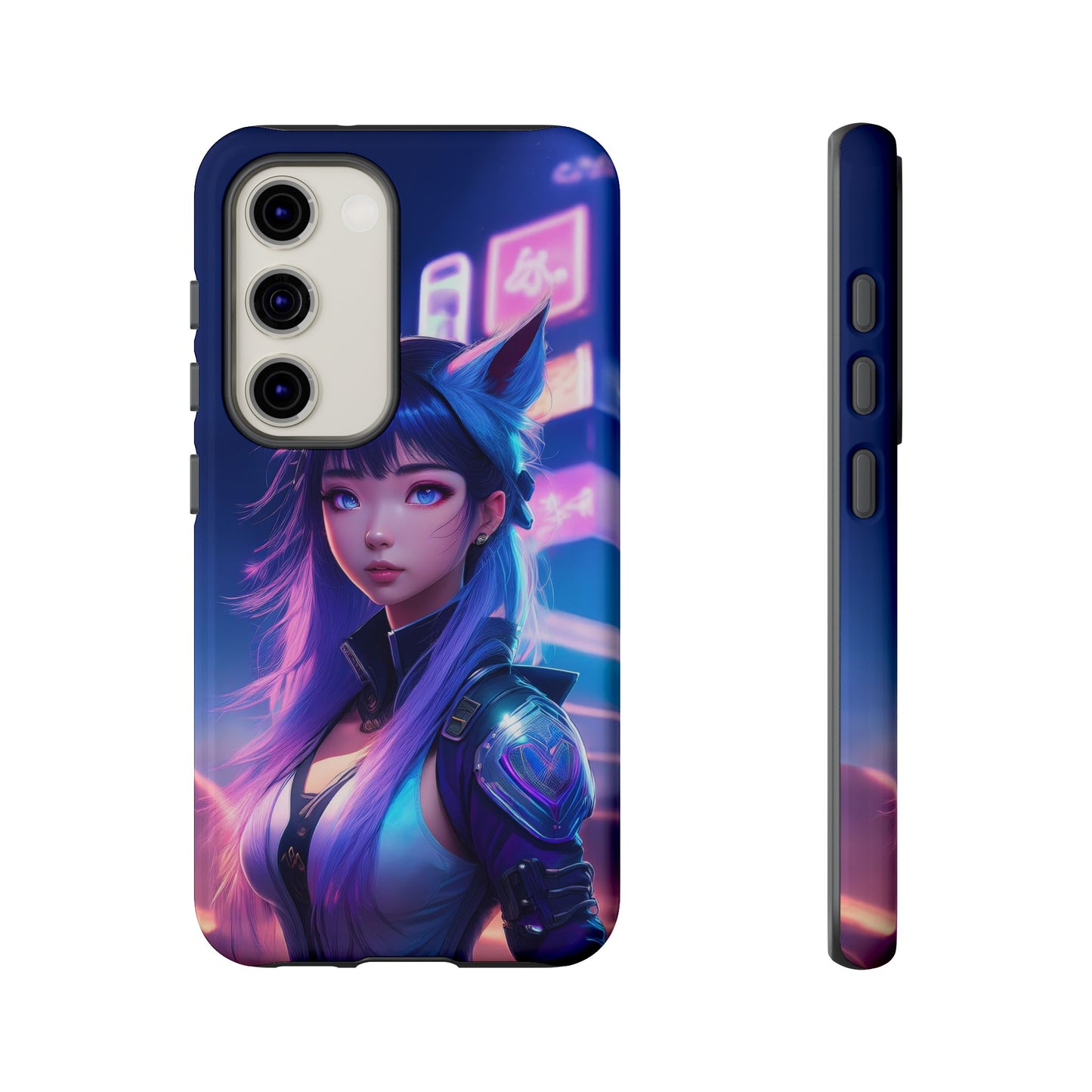 Futuristic Cyberpunk Female Cell Phone Case 010