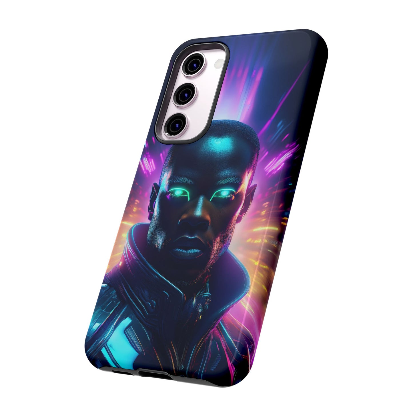 Futuristic Cyberpunk Male Cell Phone Case 022