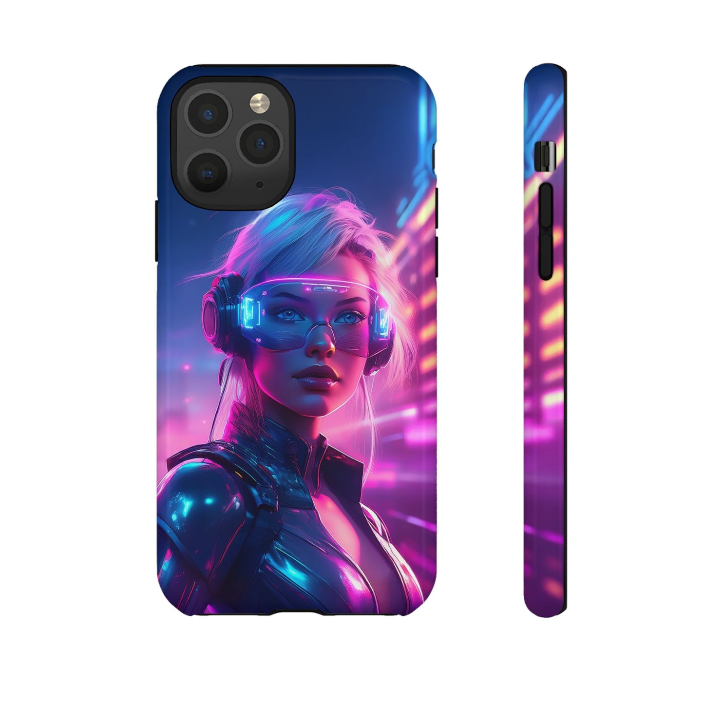 Futuristic Cyberpunk Female Cell Phone Case 029