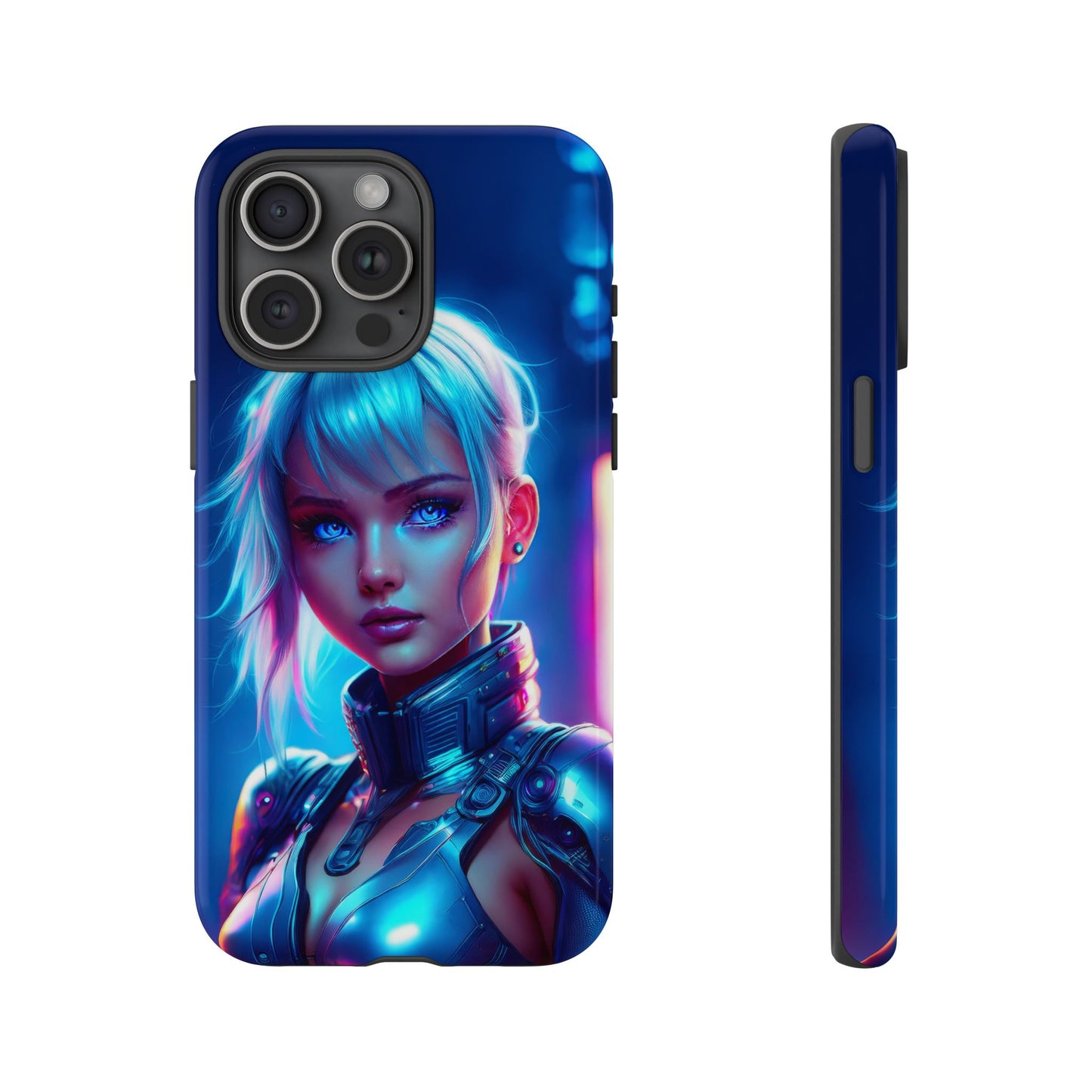 Futuristic Cyberpunk Female Cell Phone Case 013