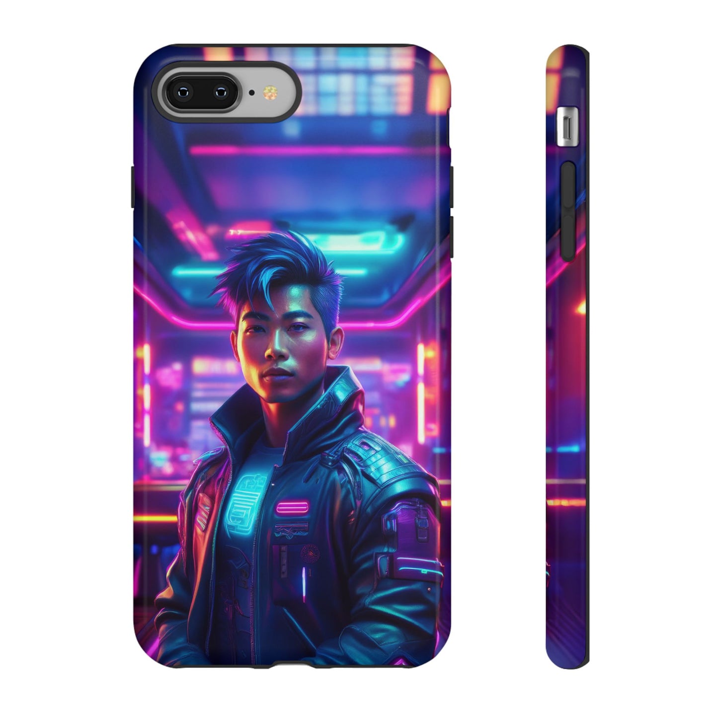 Futuristic Cyberpunk Male Cell Phone Case 012