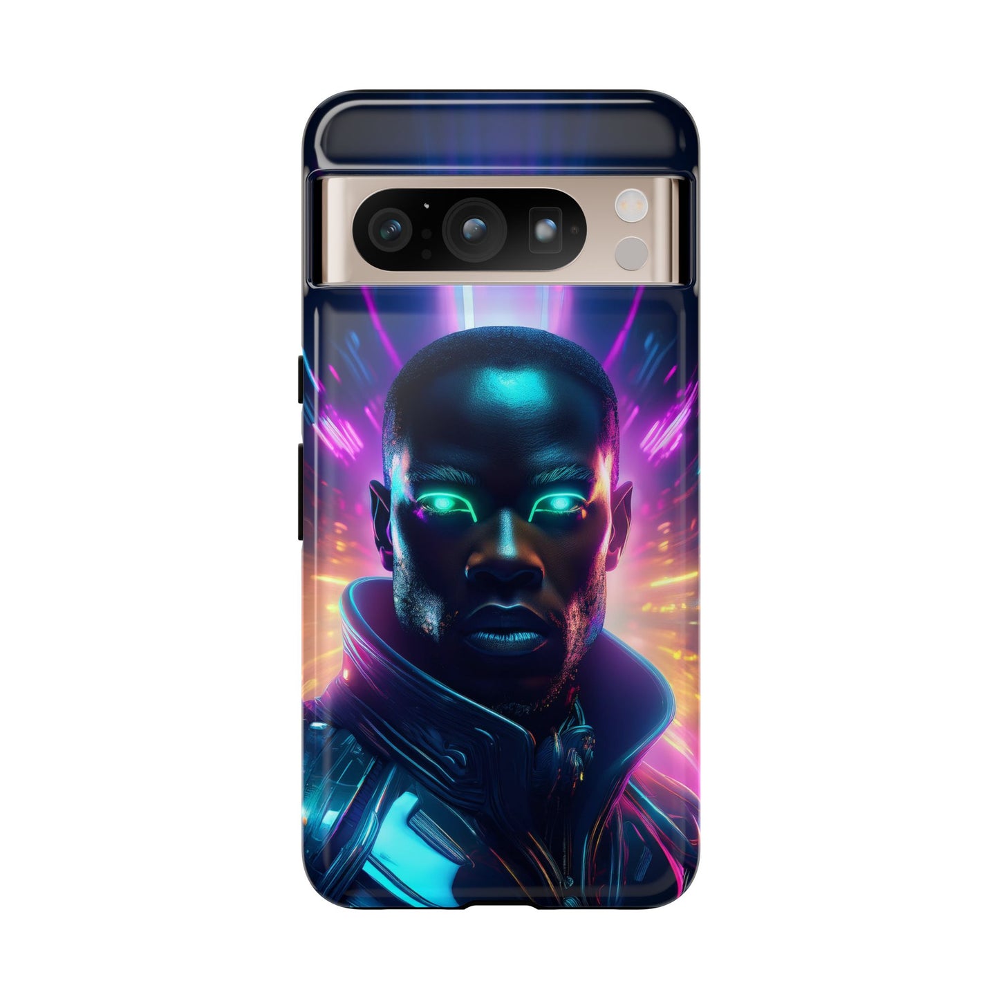 Futuristic Cyberpunk Male Cell Phone Case 022