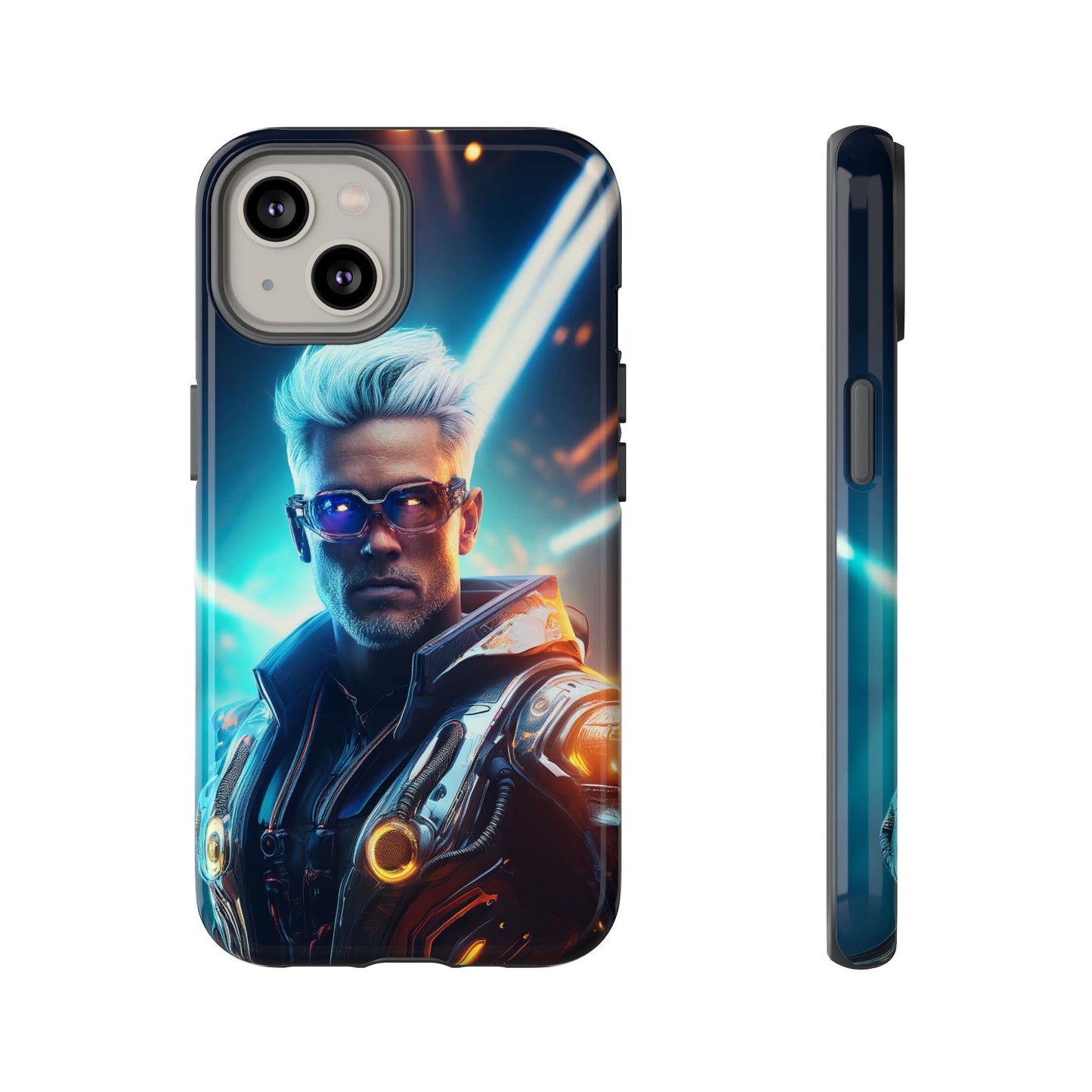 Futuristic Cyberpunk Male Cell Phone Case 013