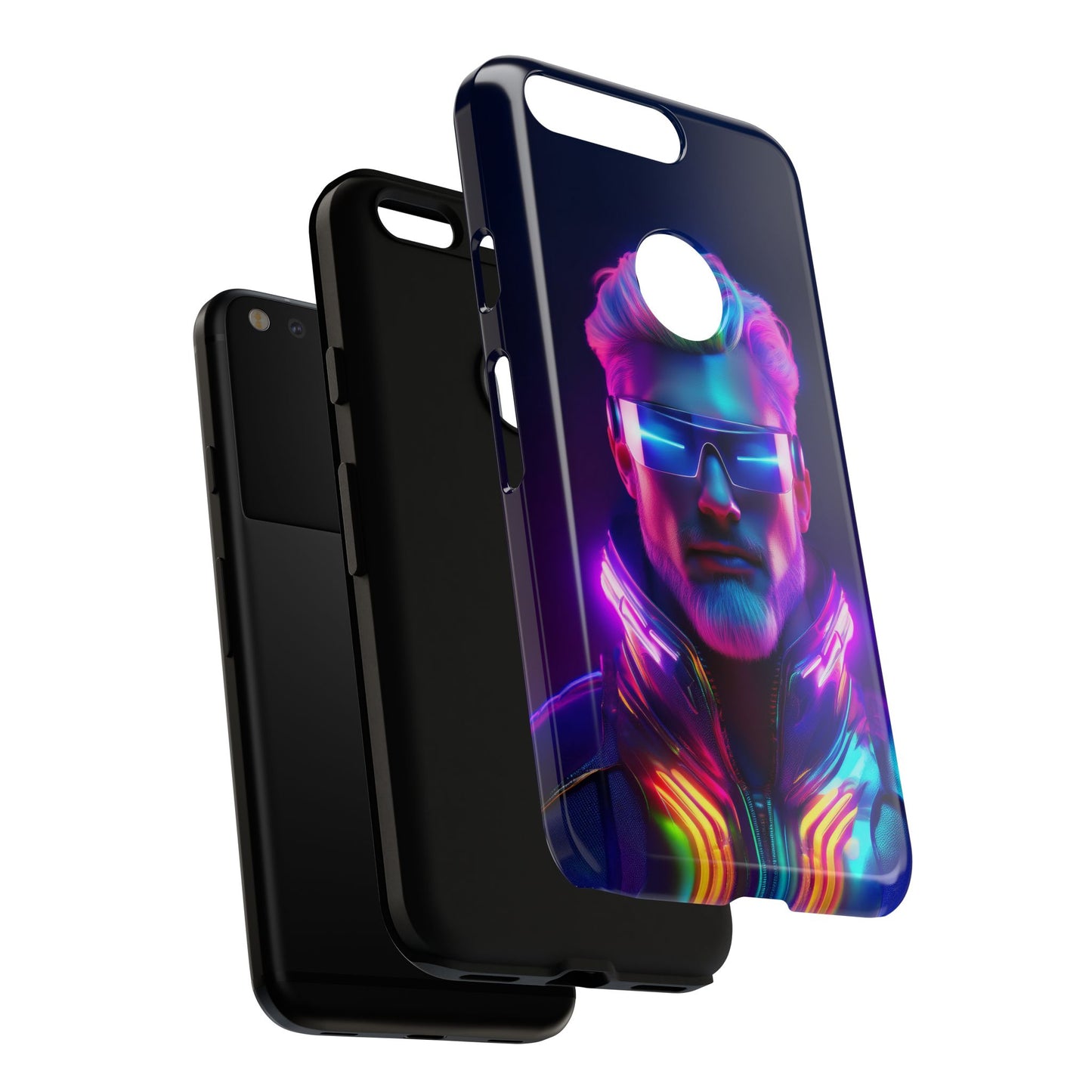 Futuristic Cyberpunk Male Cell Phone Case 026