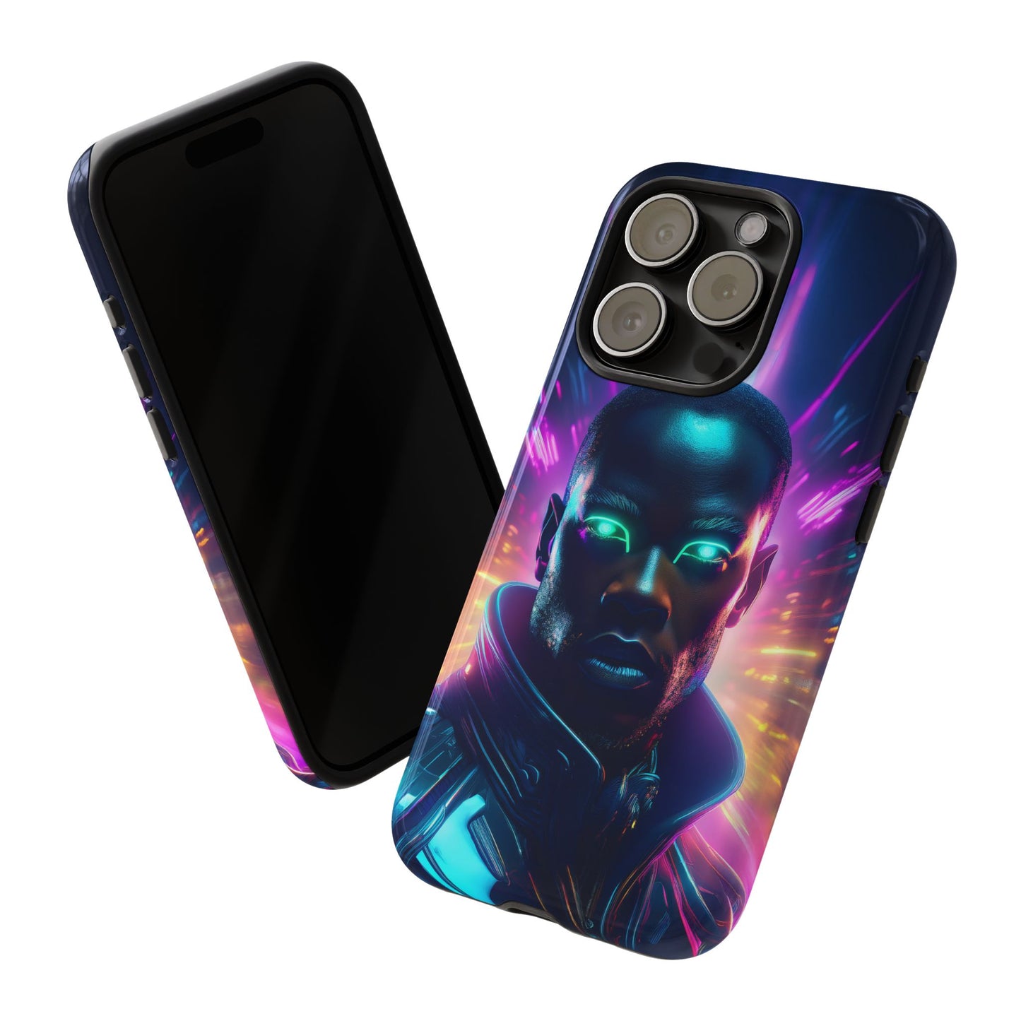 Futuristic Cyberpunk Male Cell Phone Case 022