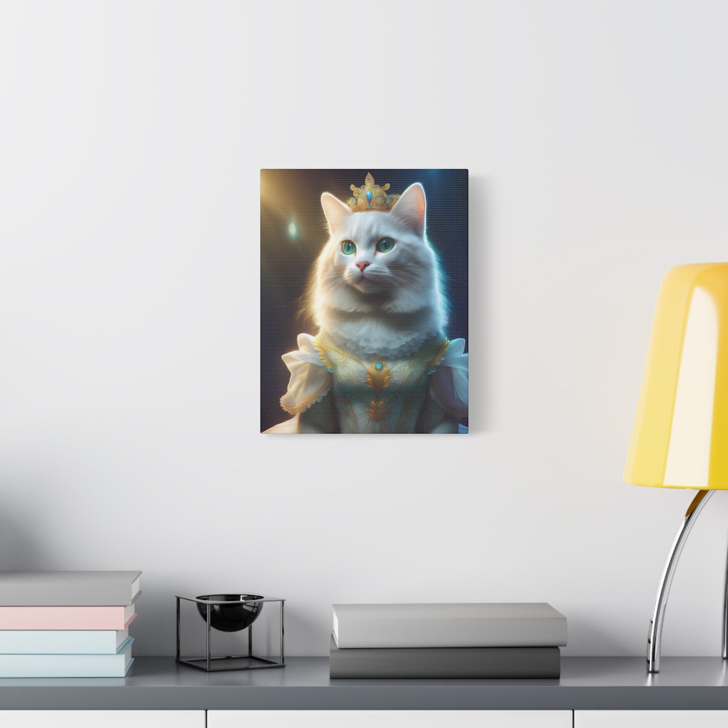 Meowgical Fairy Purrincess Canvas Art | Stretched Matte Wall Decor 004