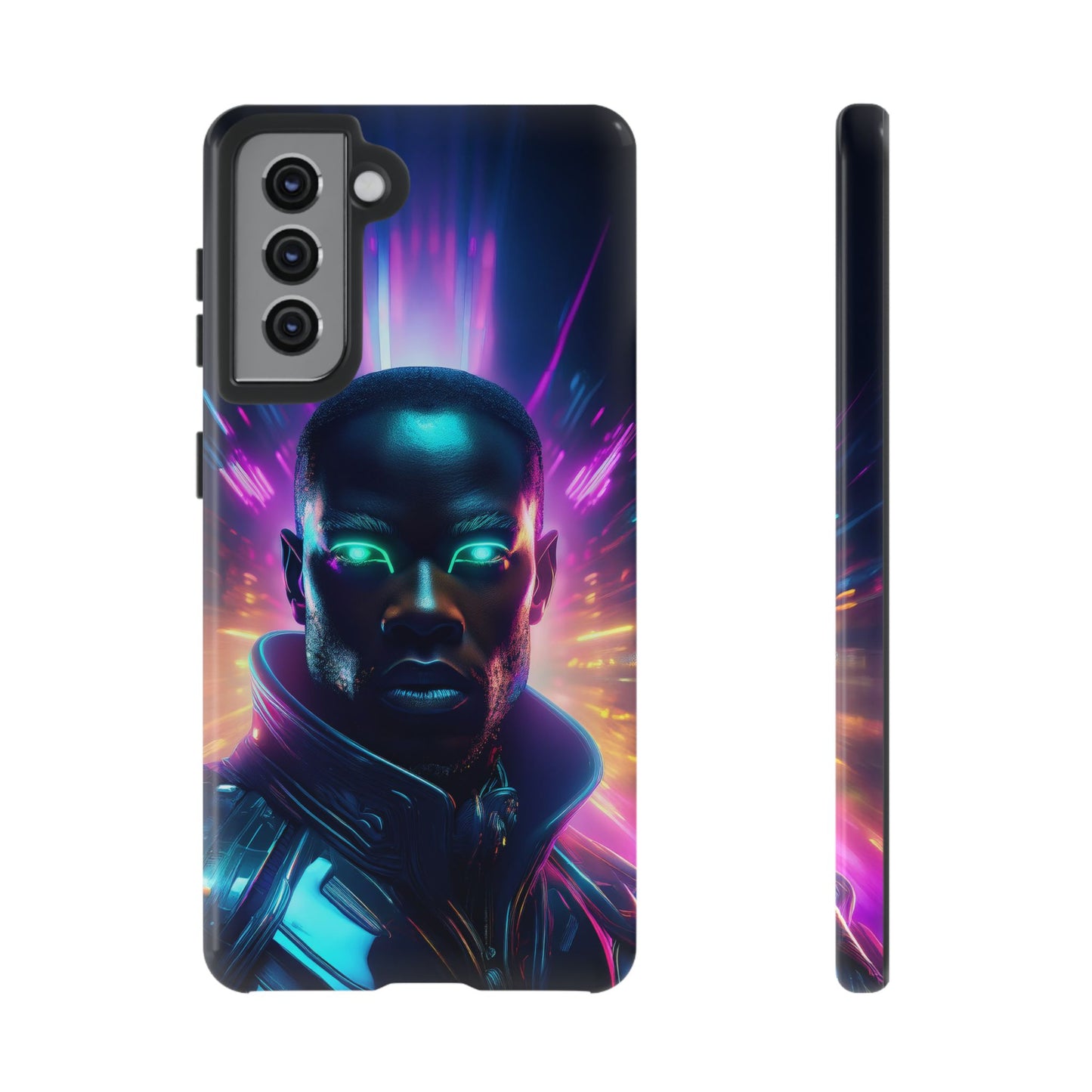 Futuristic Cyberpunk Male Cell Phone Case 022