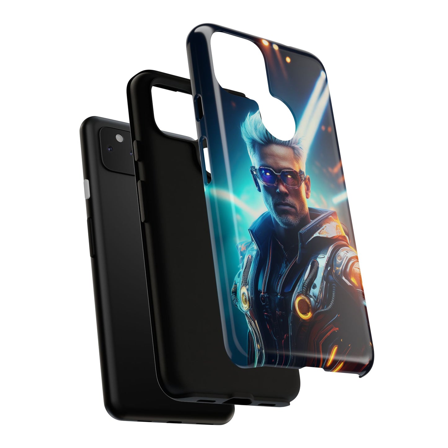 Futuristic Cyberpunk Male Cell Phone Case 013