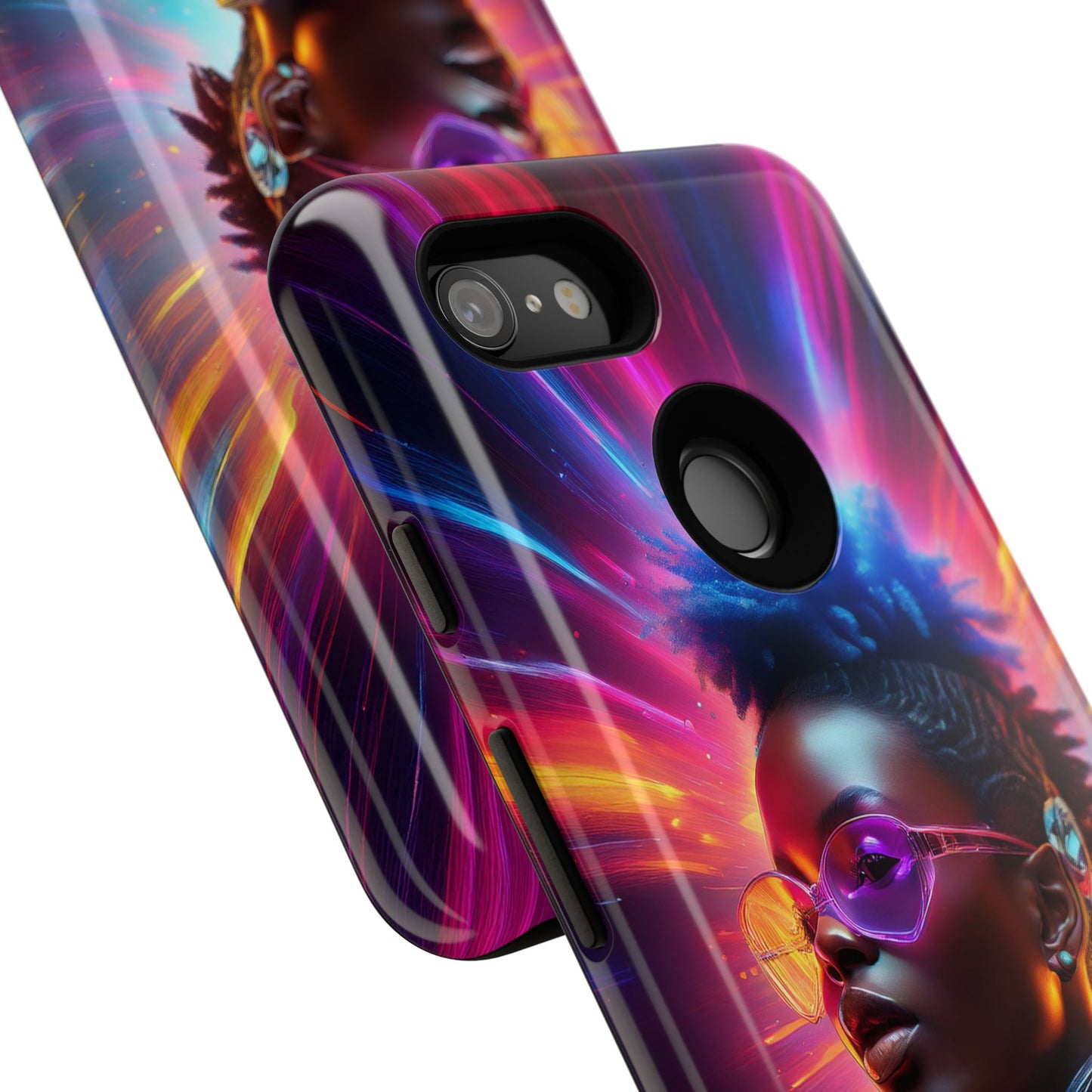 Futuristic Cyberpunk Female Cell Phone Case 026