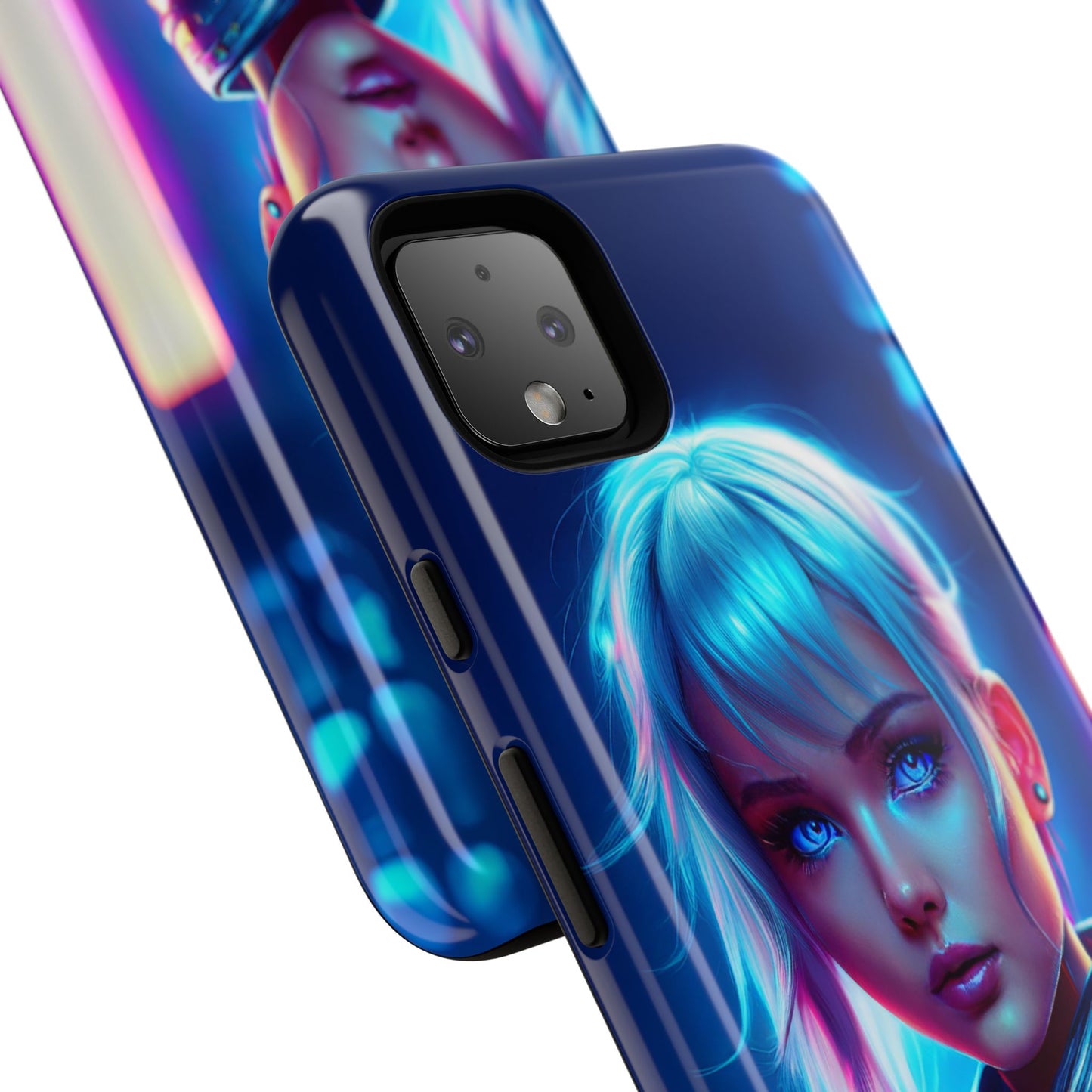 Futuristic Cyberpunk Female Cell Phone Case 013