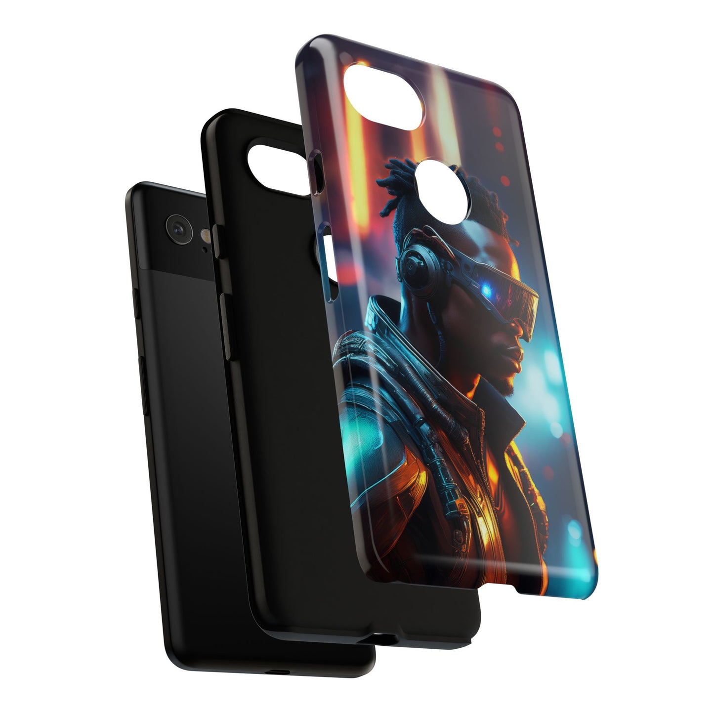 Futuristic Cyberpunk Male Cell Phone Case 016