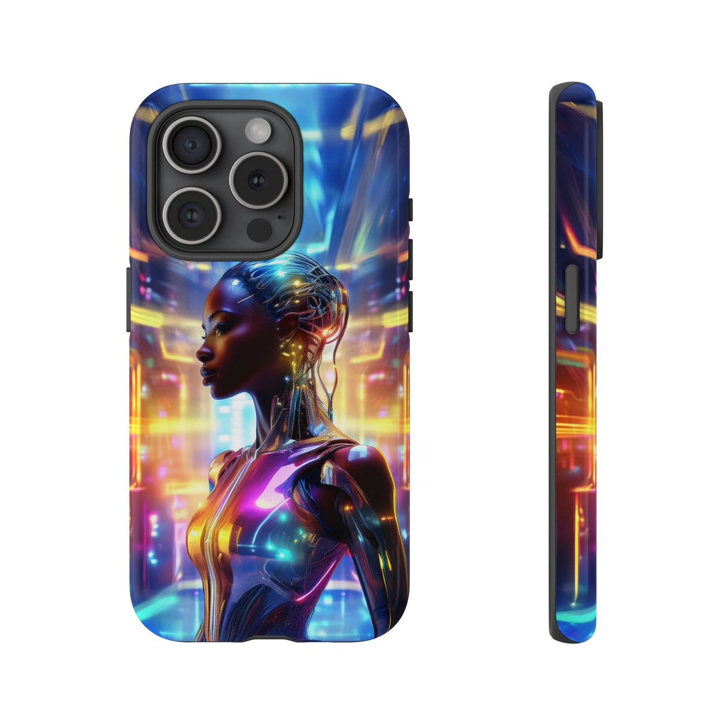 Futuristic Human Android Hybrid Cell Phone Case 011