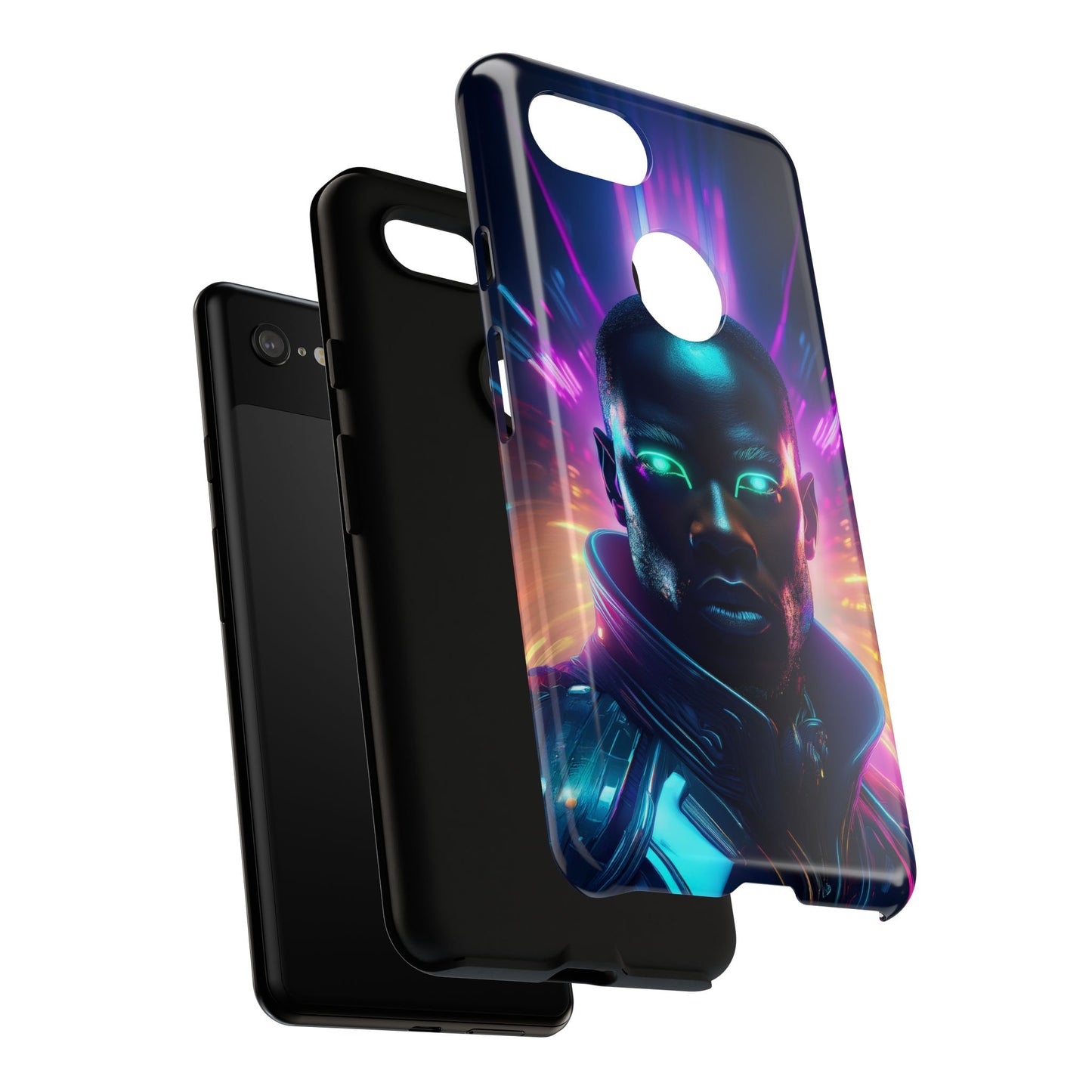 Futuristic Cyberpunk Male Cell Phone Case 022