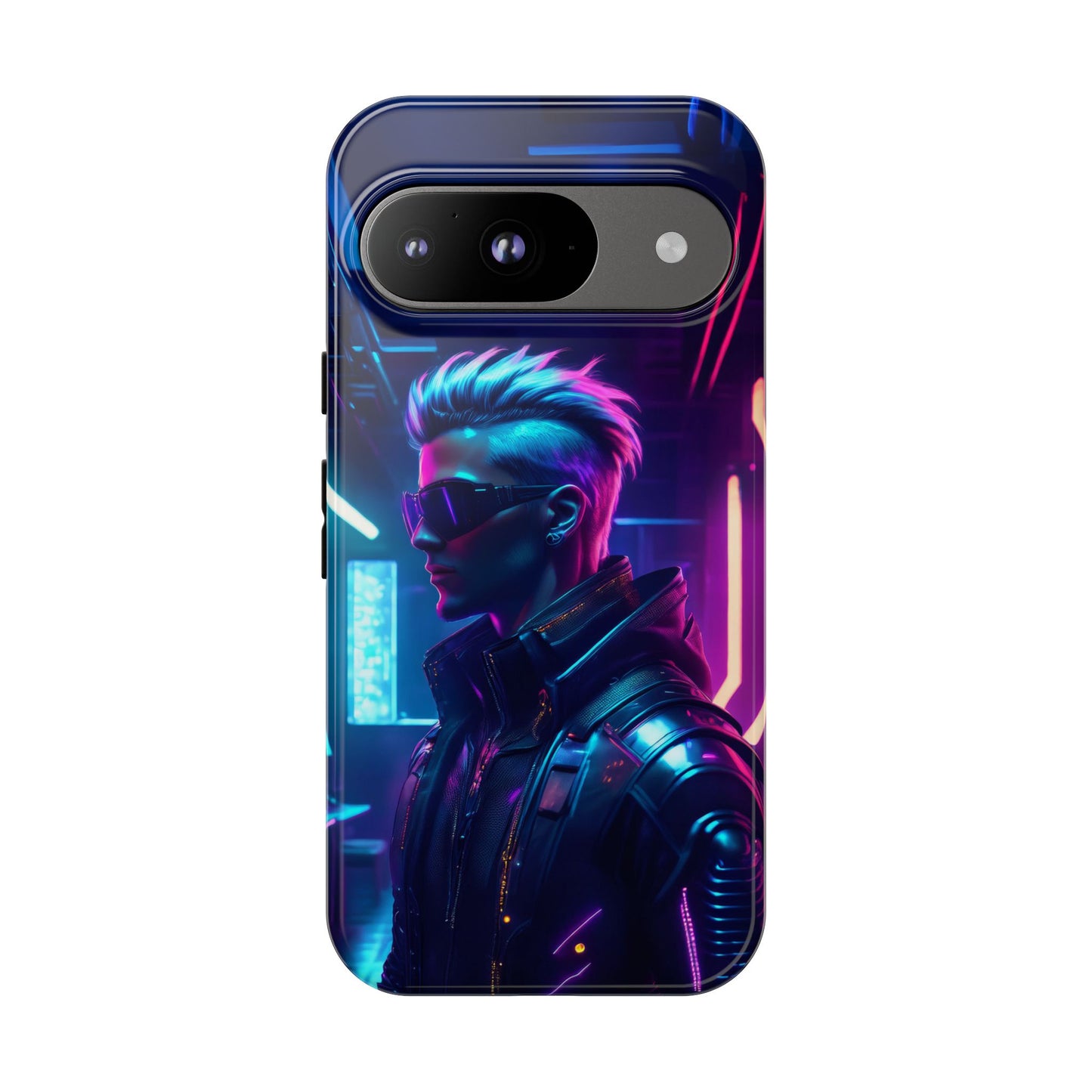 Futuristic Cyberpunk Male Cell Phone Case 002