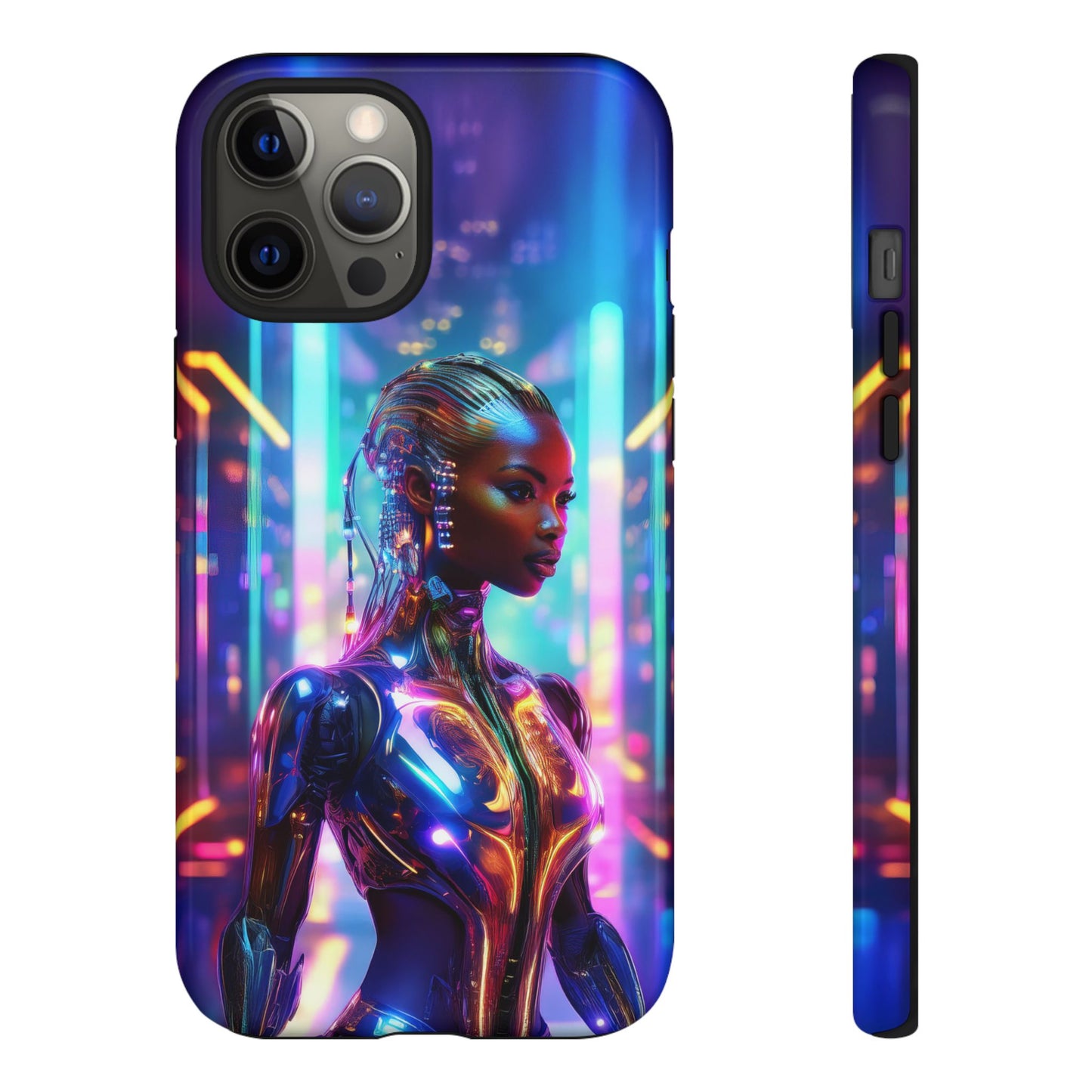 Futuristic Human Android Hybrid Cell Phone Case 018