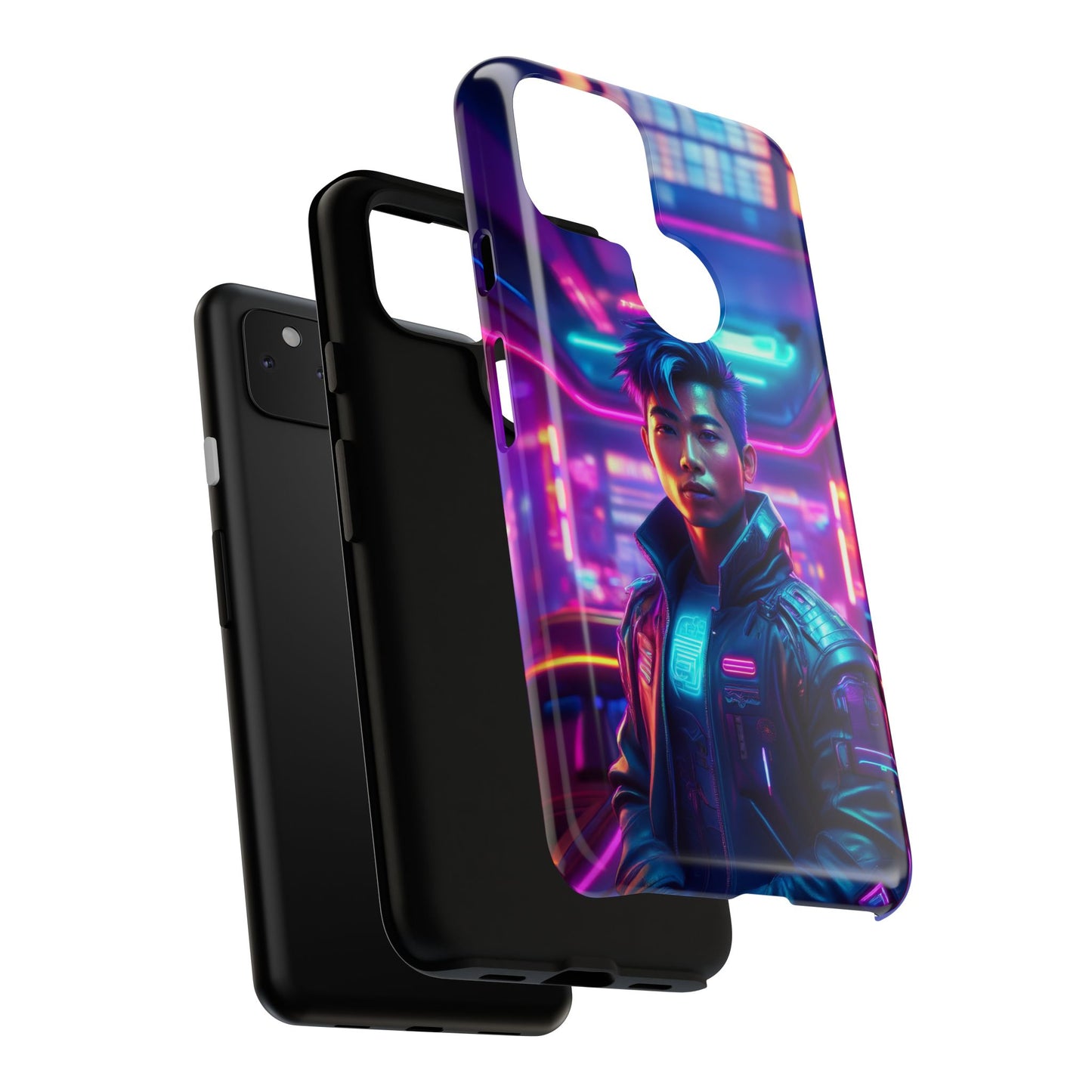 Futuristic Cyberpunk Male Cell Phone Case 012