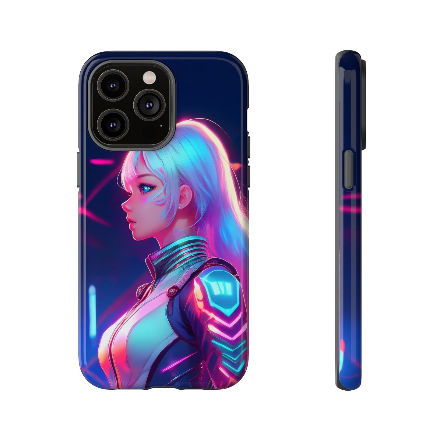 Futuristic Cyberpunk Female Cell Phone Case 009