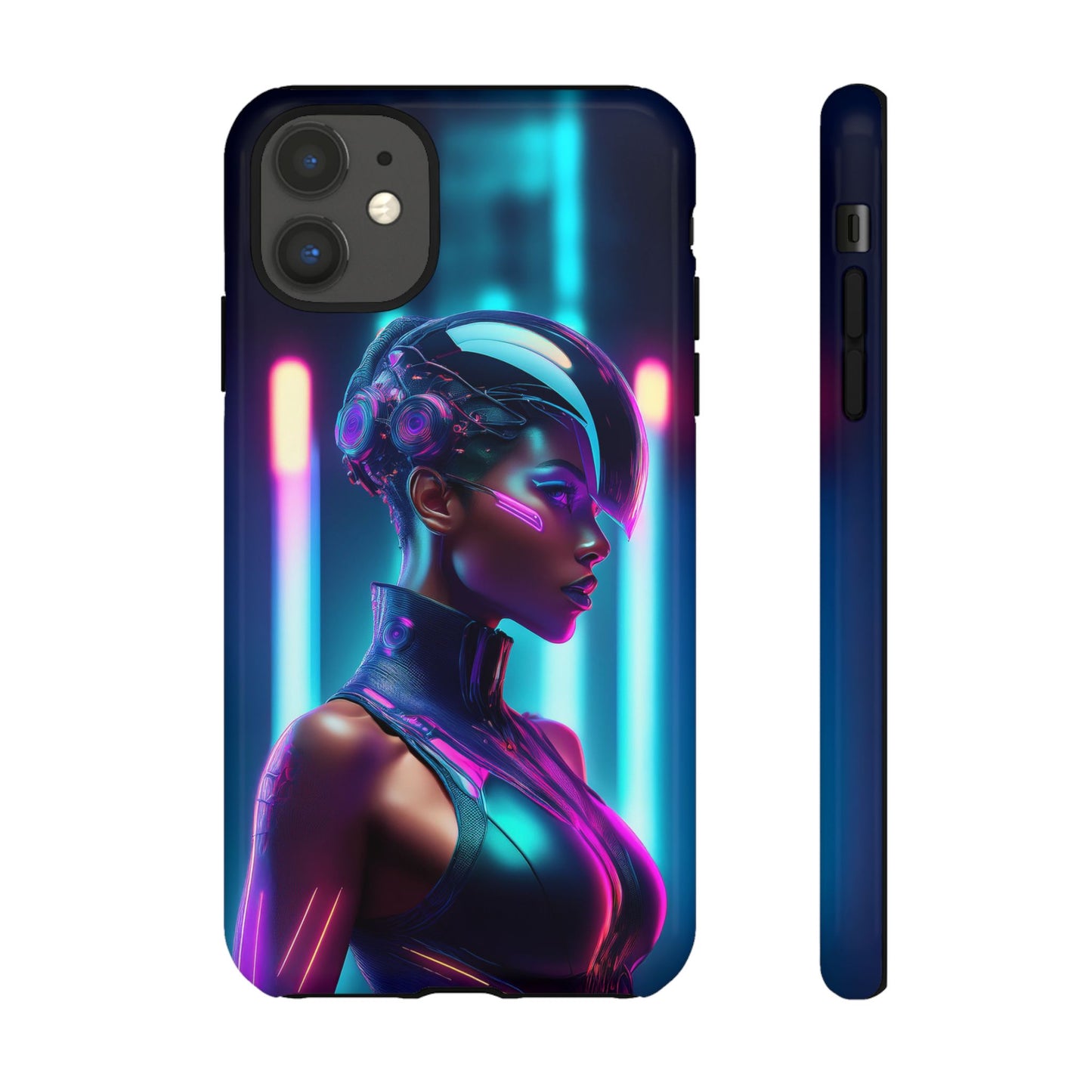 Futuristic Cyberpunk Female Cell Phone Case 021