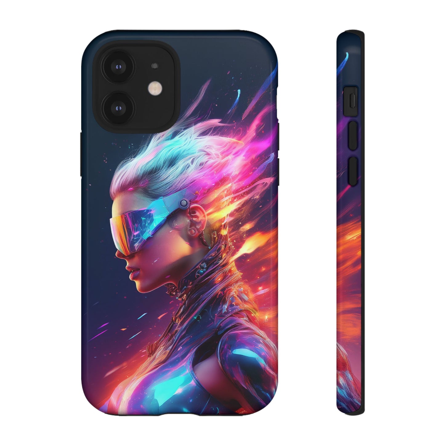 Futuristic Cyberpunk Female Cell Phone Case 025