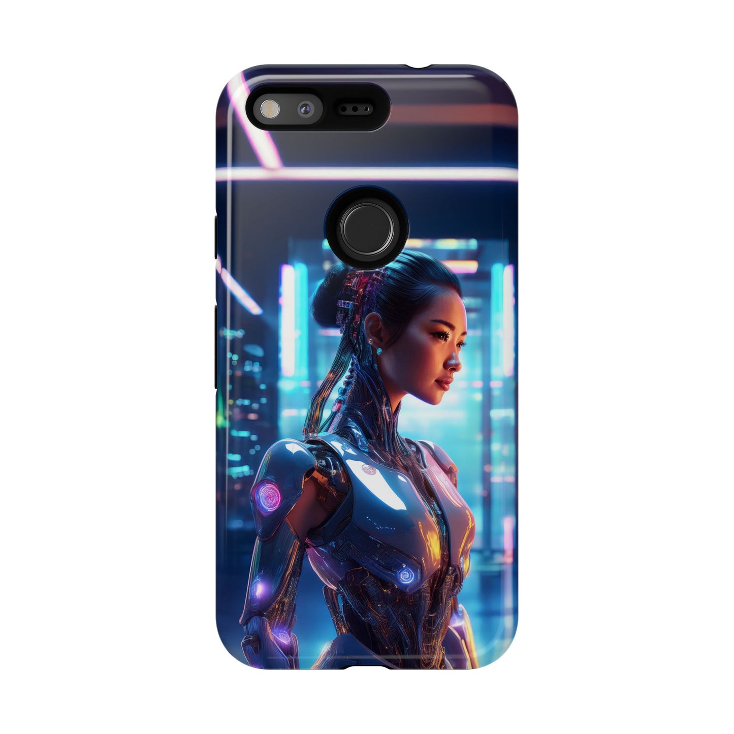 Futuristic Human Android Hybrid Cell Phone Case 013